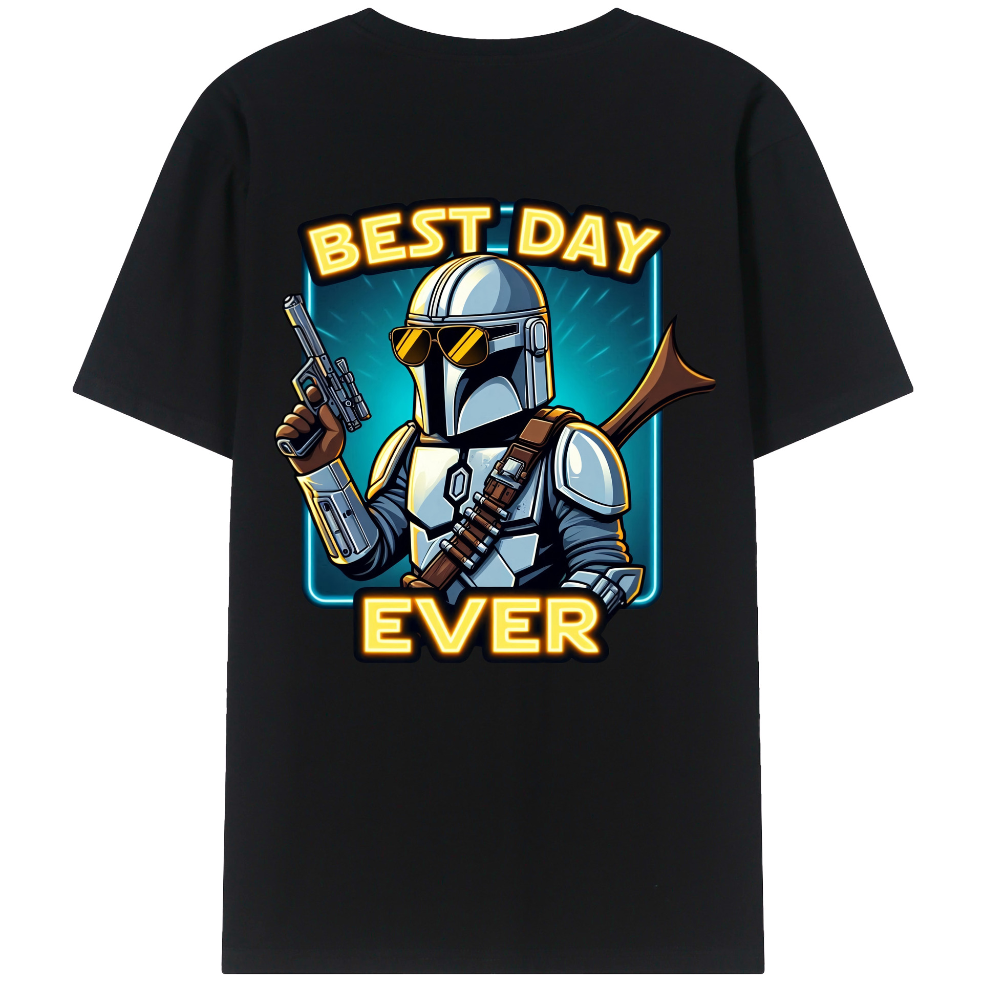 （画像用） スター・ウォーズ Star Wars 綿100％ メンズ半袖Tシャツ（バックプリント） 通気性