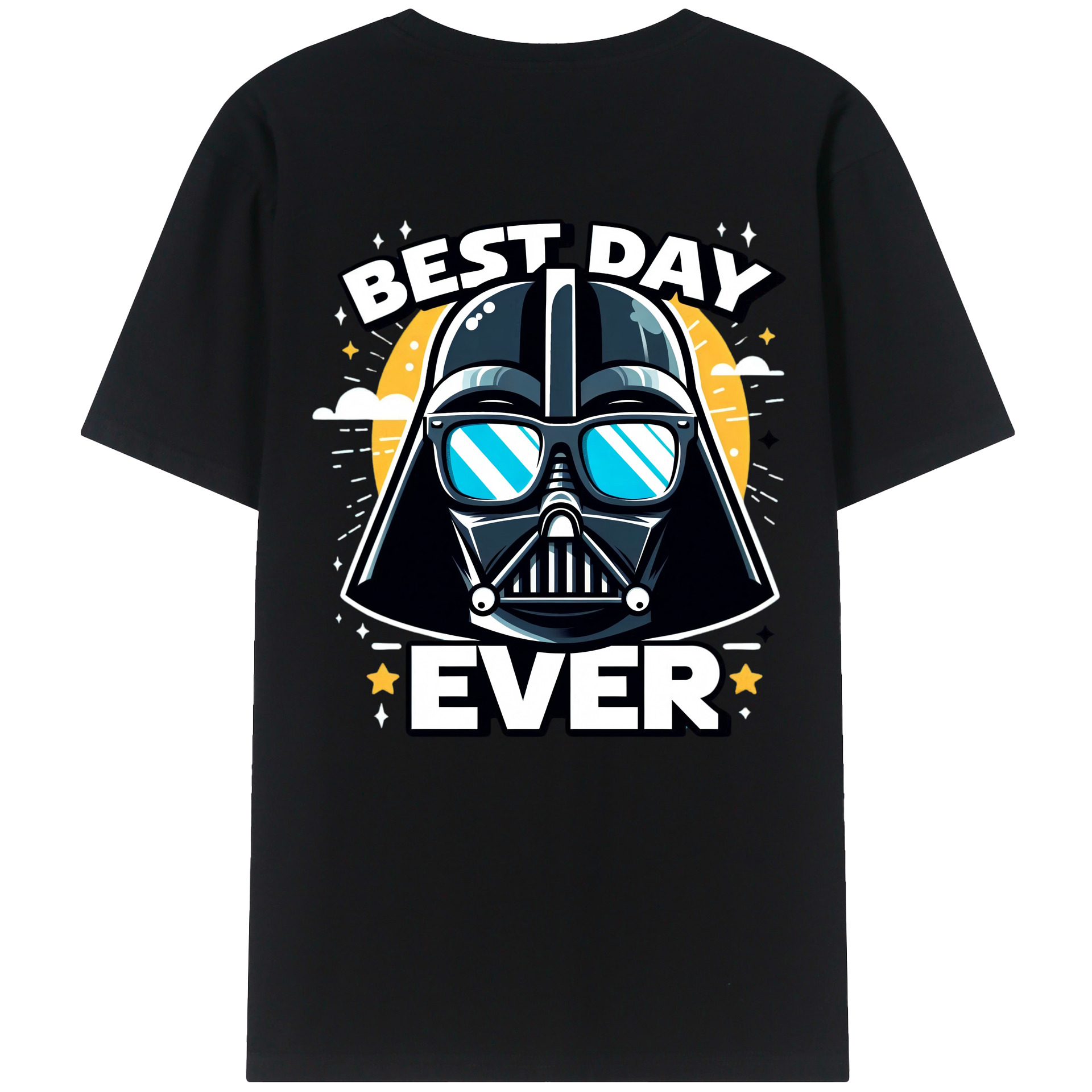 （画像用） スター・ウォーズ Star Wars 綿100％ メンズ半袖Tシャツ（バックプリント） 通気性