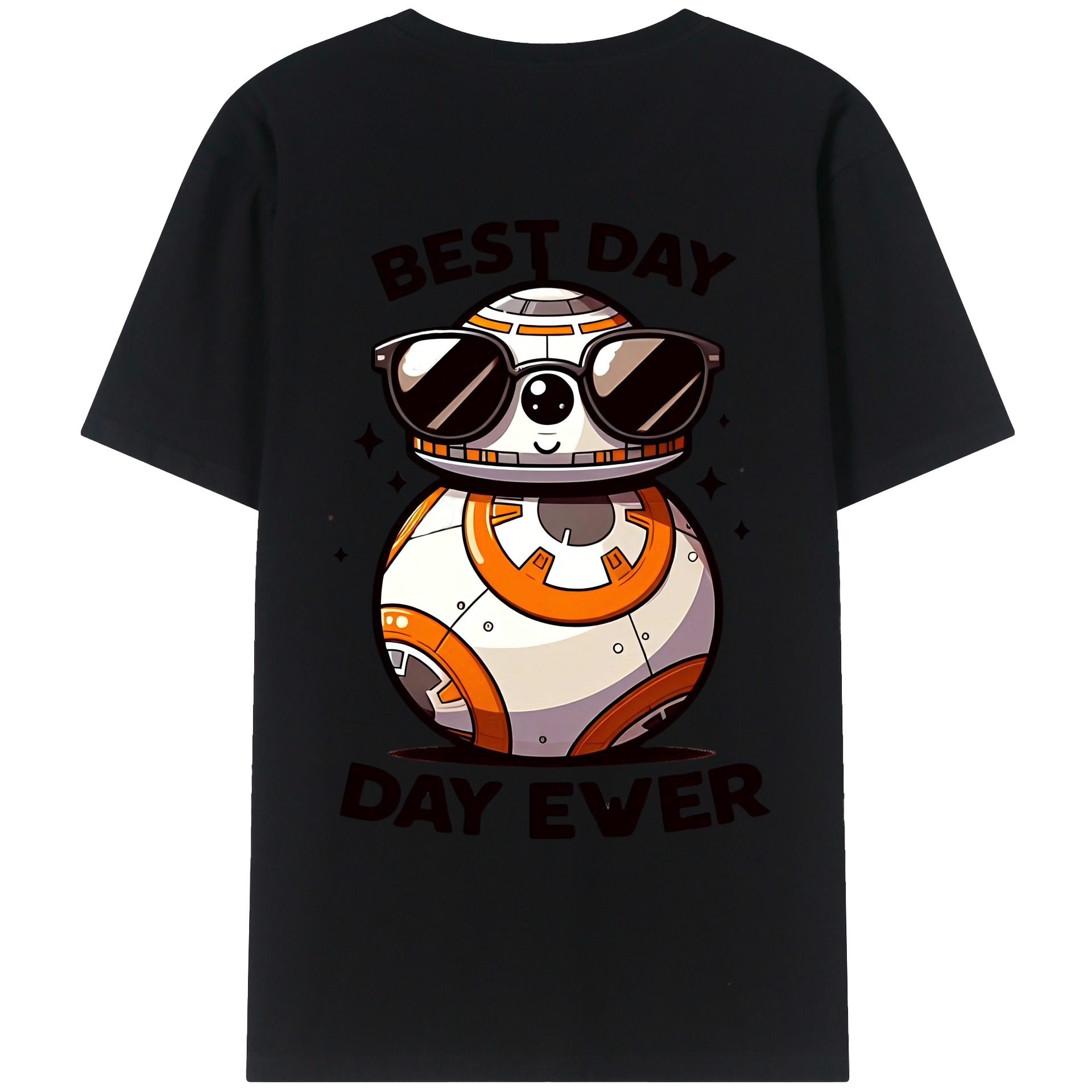 （画像用） スター・ウォーズ Star Wars 綿100％ メンズ半袖Tシャツ（バックプリント） 通気性