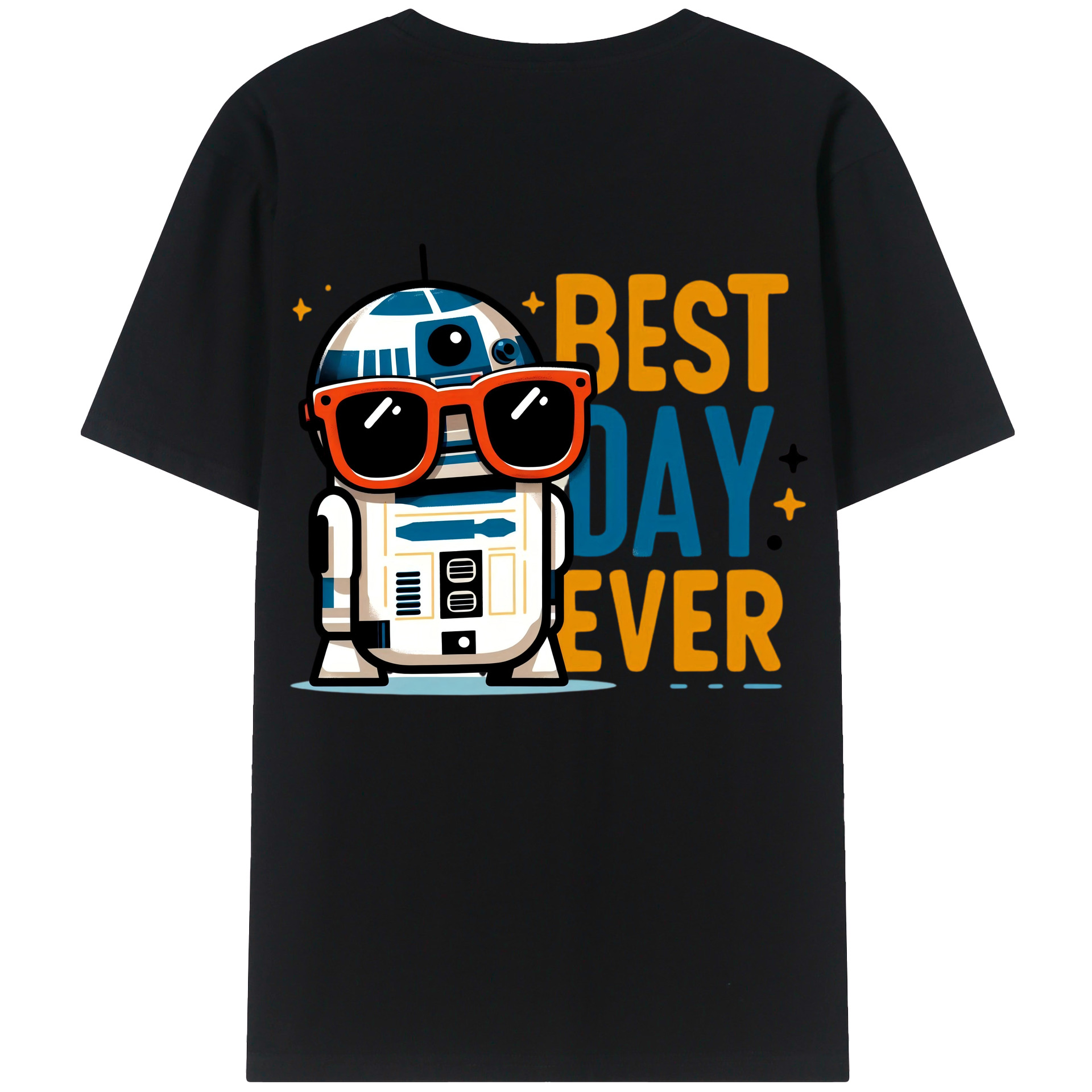 （画像用） スター・ウォーズ Star Wars 綿100％ メンズ半袖Tシャツ（バックプリント） 通気性
