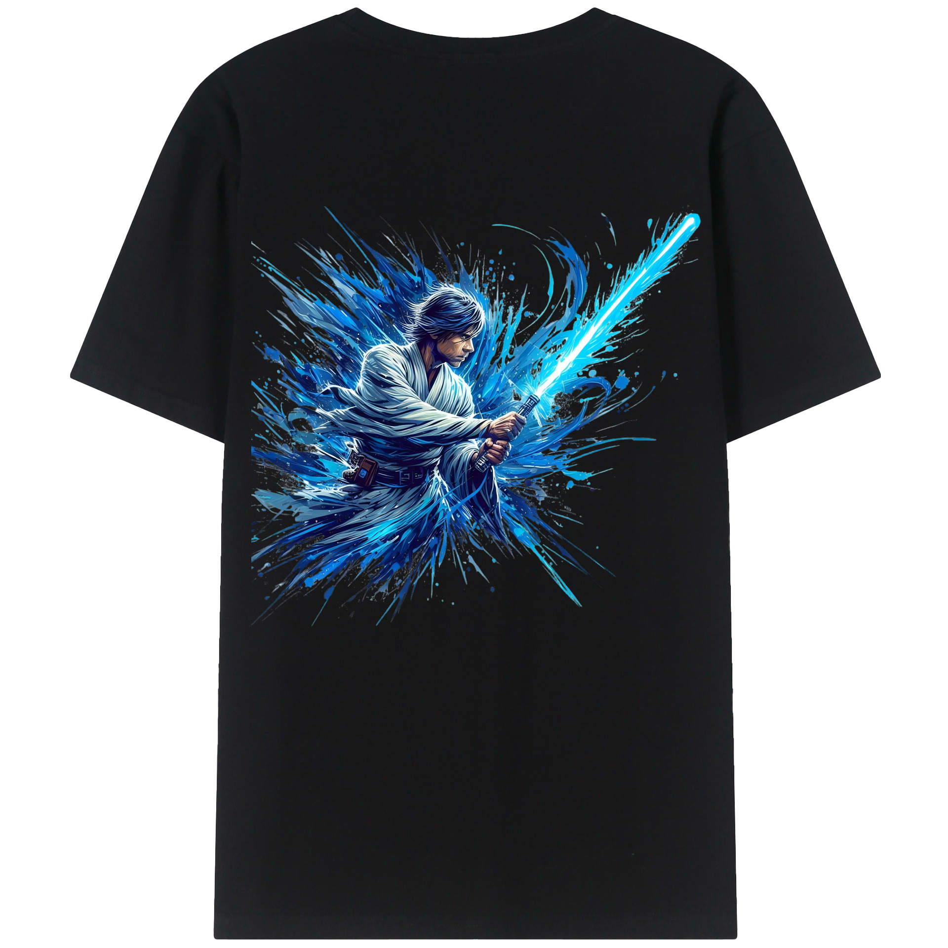 （画像用） スター・ウォーズ Star Wars 綿100％ メンズ半袖Tシャツ（バックプリント） 通気性