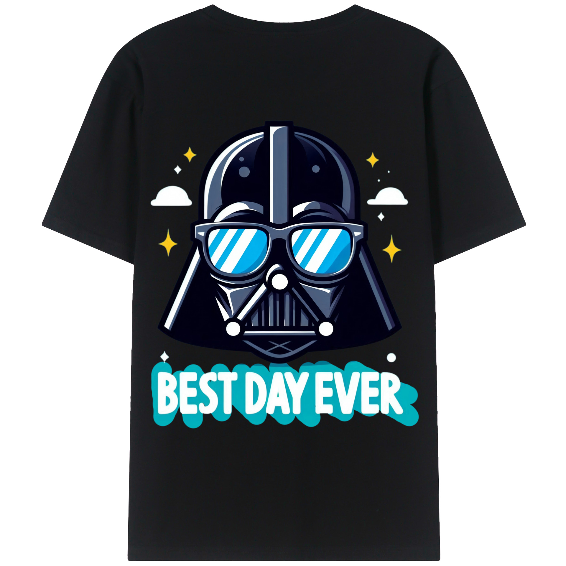 （画像用） スター・ウォーズ Star Wars 綿100％ メンズ半袖Tシャツ（バックプリント） 通気性