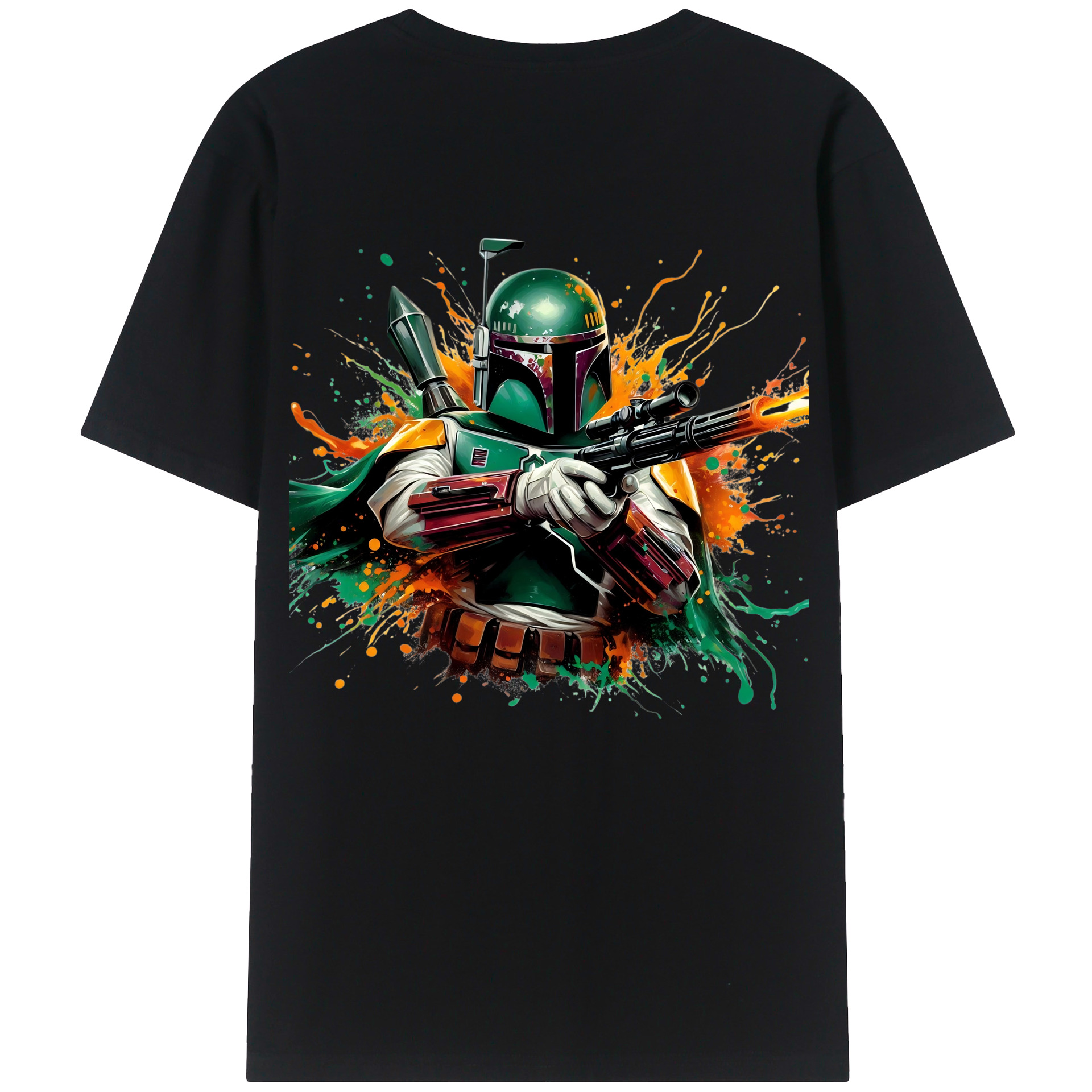 （画像用） スター・ウォーズ Star Wars 綿100％ メンズ半袖Tシャツ（バックプリント） 通気性