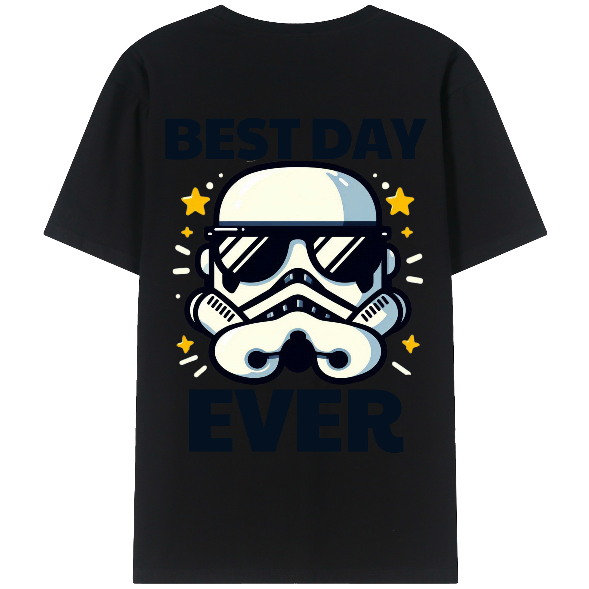 （画像用） スター・ウォーズ Star Wars 綿100％ メンズ半袖Tシャツ（バックプリント） 通気性