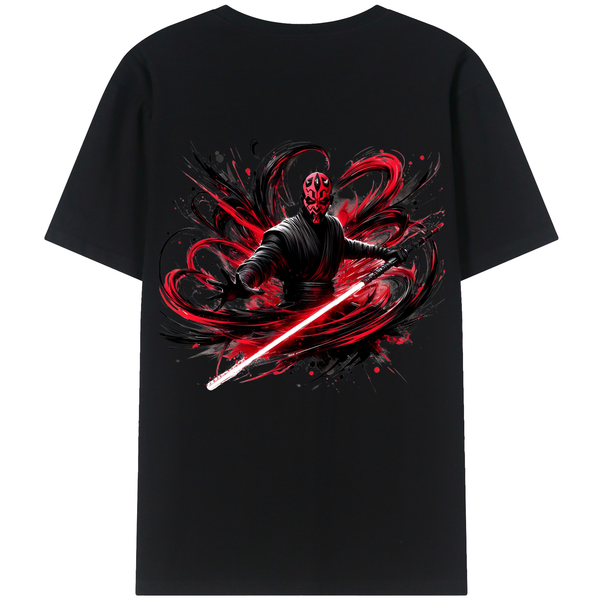 （画像用） スター・ウォーズ Star Wars 綿100％ メンズ半袖Tシャツ（バックプリント） 通気性