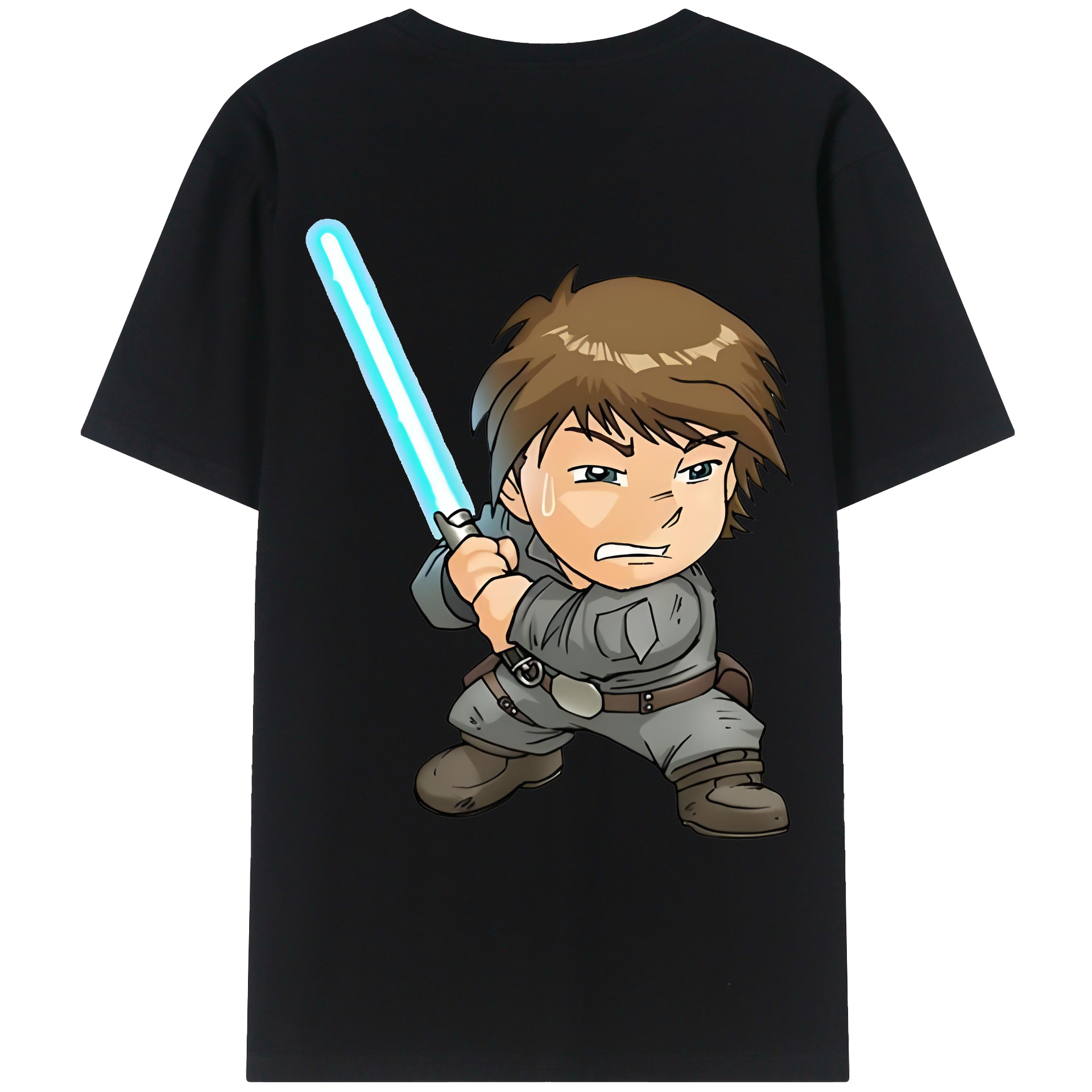 （画像用） スター・ウォーズ Star Wars 綿100％ メンズ半袖Tシャツ（バックプリント） 通気性