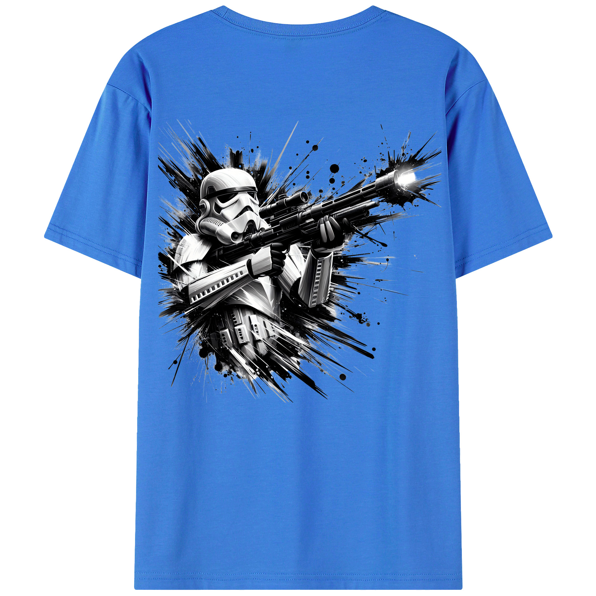 （画像用） スター・ウォーズ Star Wars 綿100％ メンズ半袖Tシャツ（バックプリント） 通気性