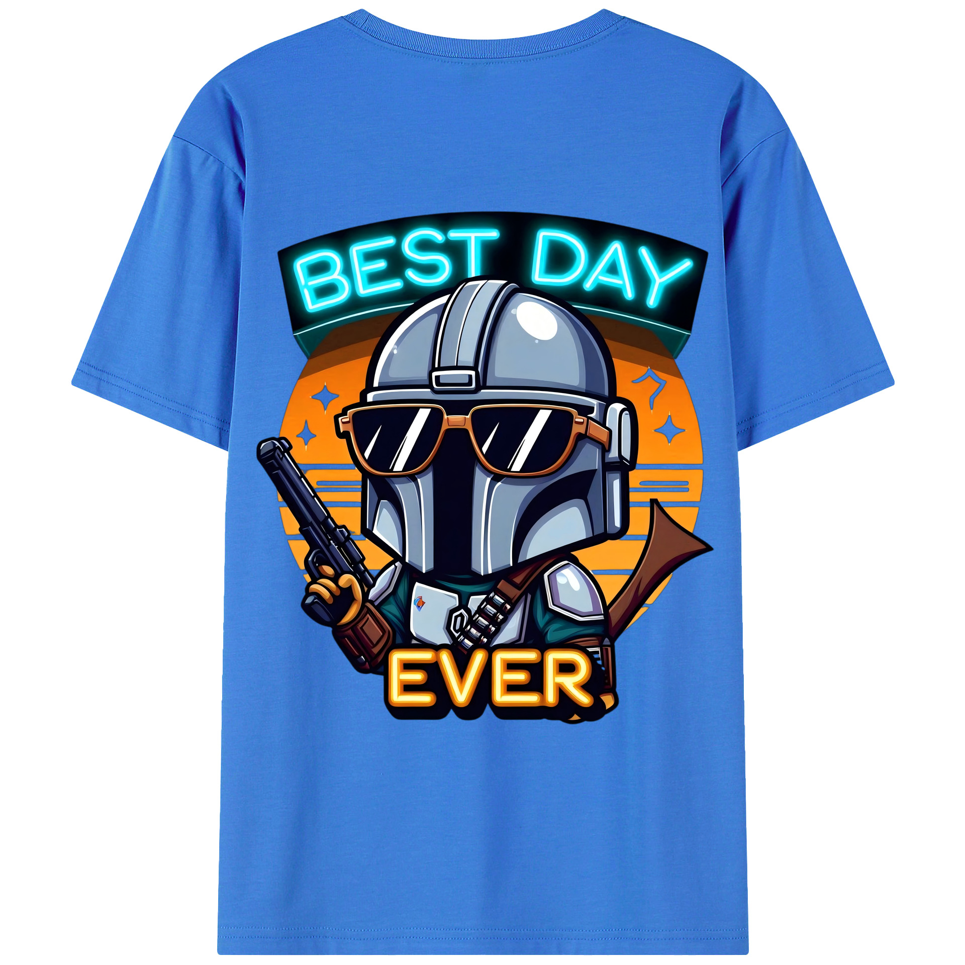 （画像用） スター・ウォーズ Star Wars 綿100％ メンズ半袖Tシャツ（バックプリント） 通気性