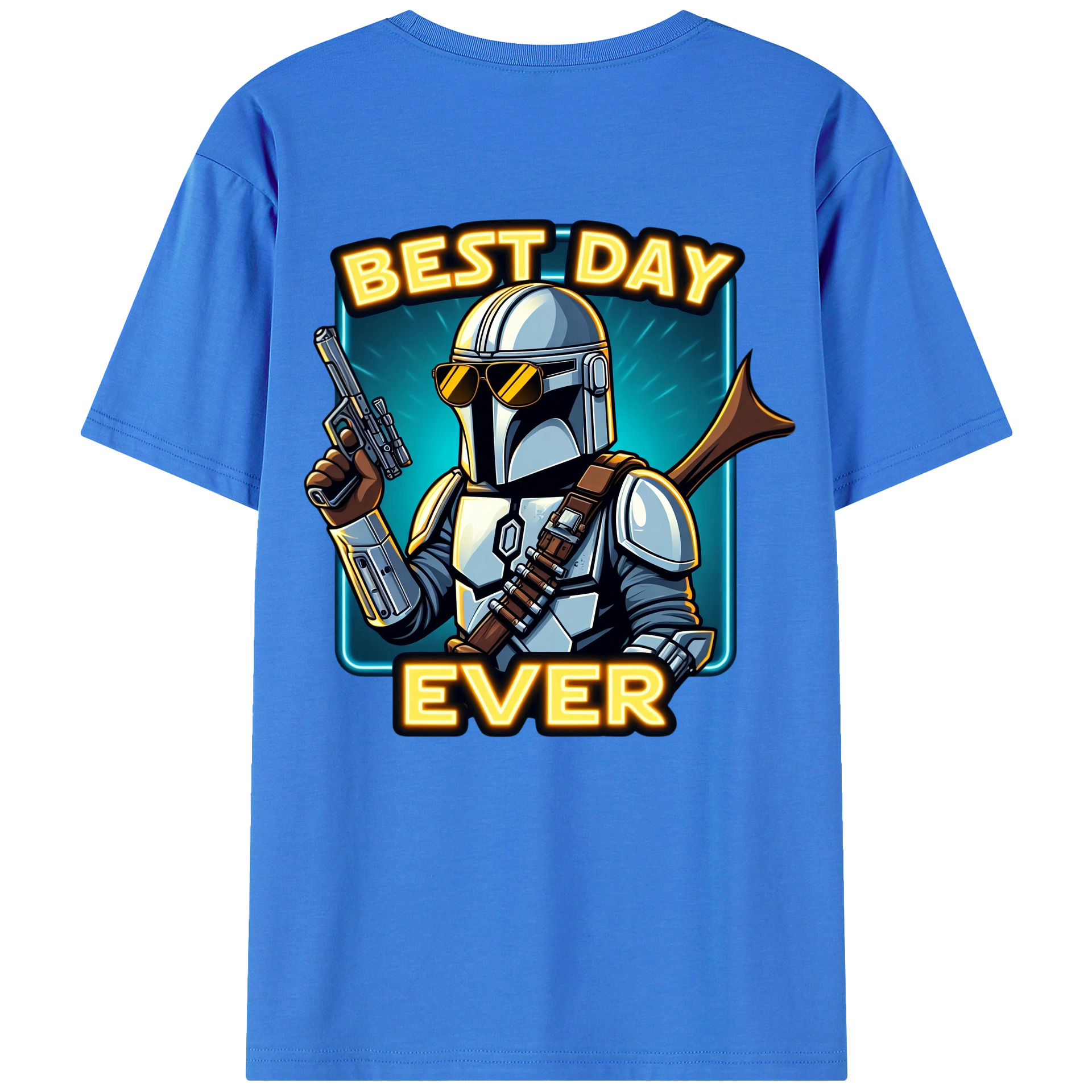 （画像用） スター・ウォーズ Star Wars 綿100％ メンズ半袖Tシャツ（バックプリント） 通気性