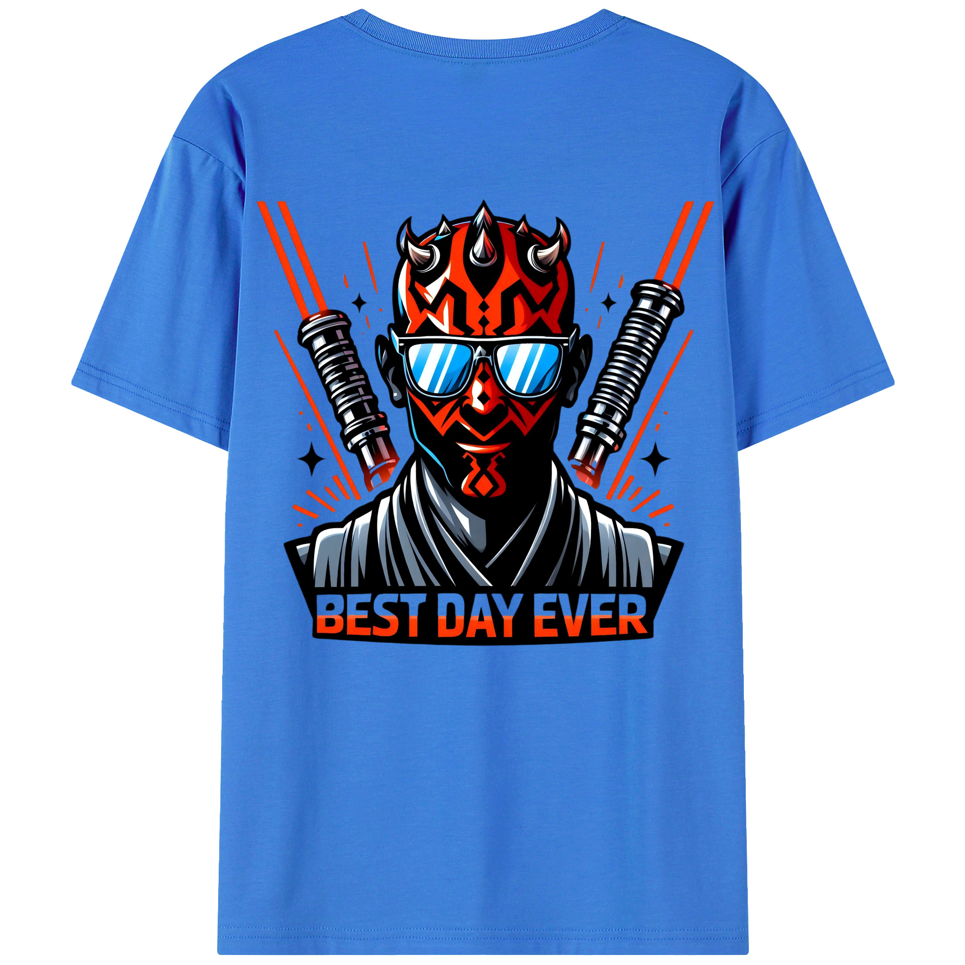 （画像用） スター・ウォーズ Star Wars 綿100％ メンズ半袖Tシャツ（バックプリント） 通気性