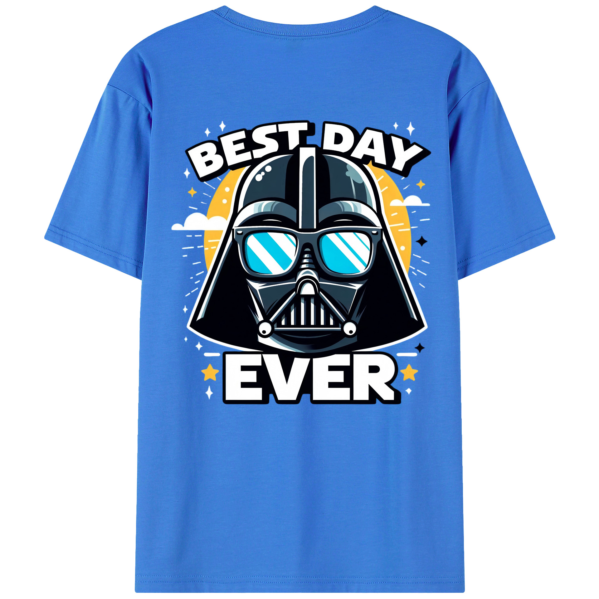 （画像用） スター・ウォーズ Star Wars 綿100％ メンズ半袖Tシャツ（バックプリント） 通気性