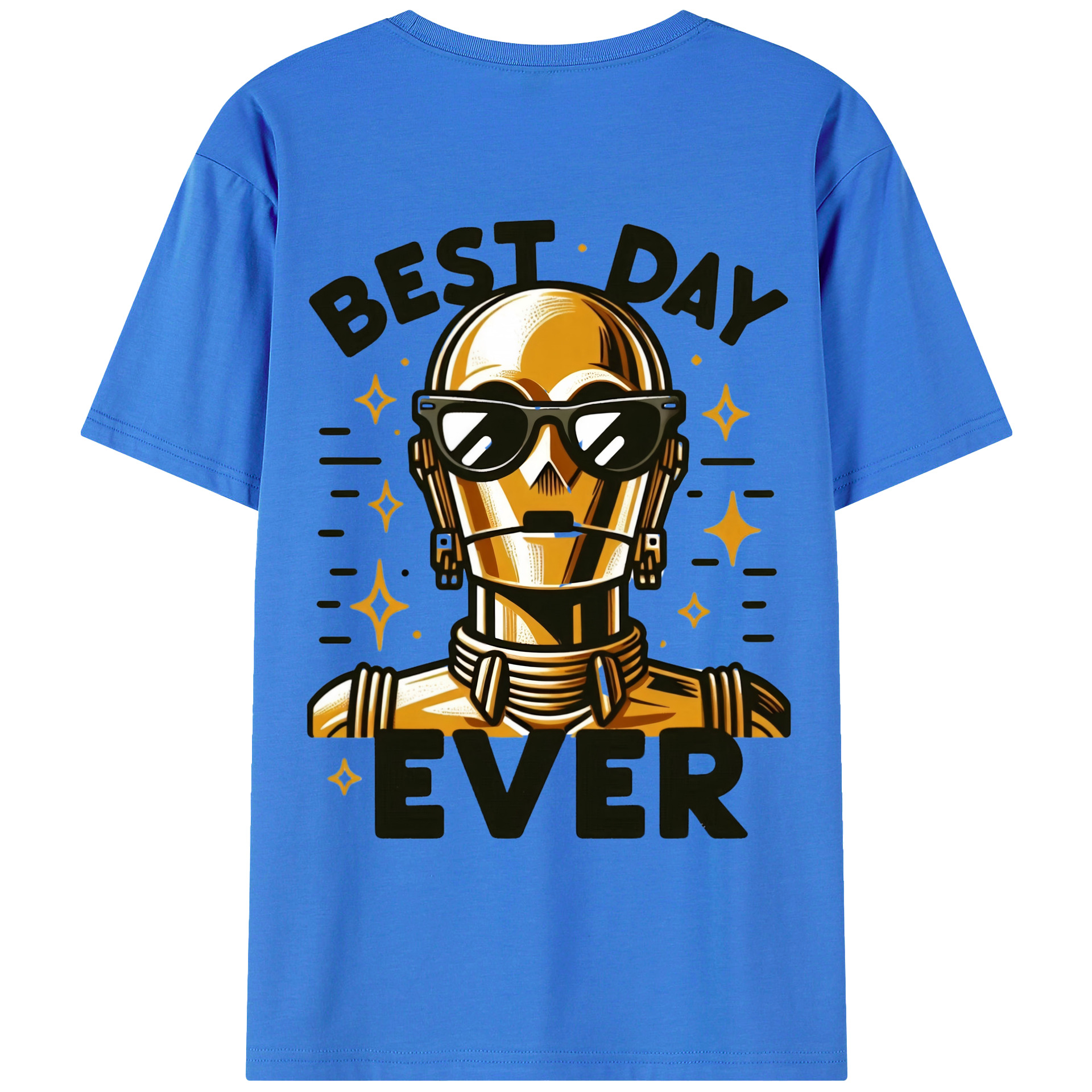（画像用） スター・ウォーズ Star Wars 綿100％ メンズ半袖Tシャツ（バックプリント） 通気性