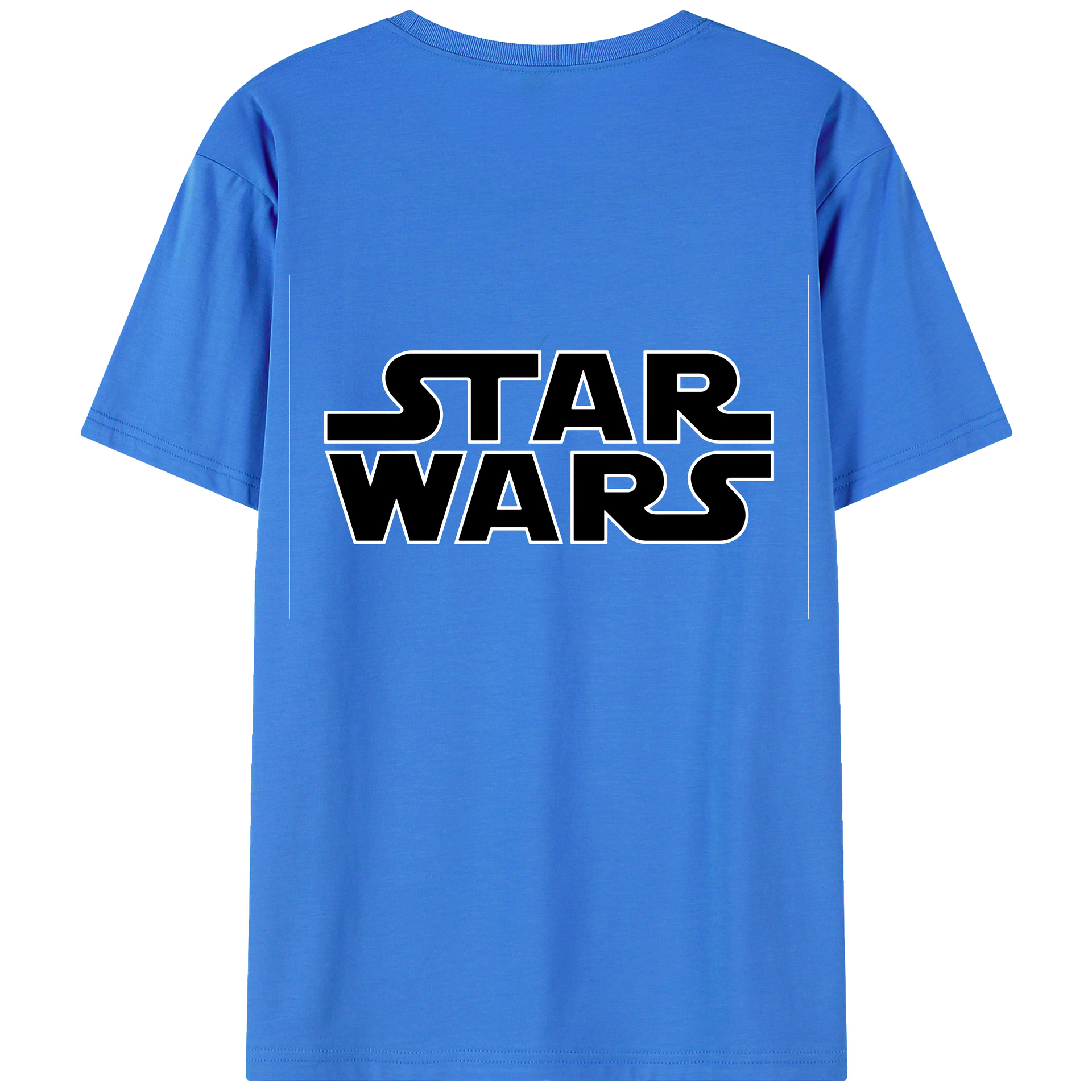 （画像用） スター・ウォーズ Star Wars 綿100％ メンズ半袖Tシャツ（バックプリント） 通気性
