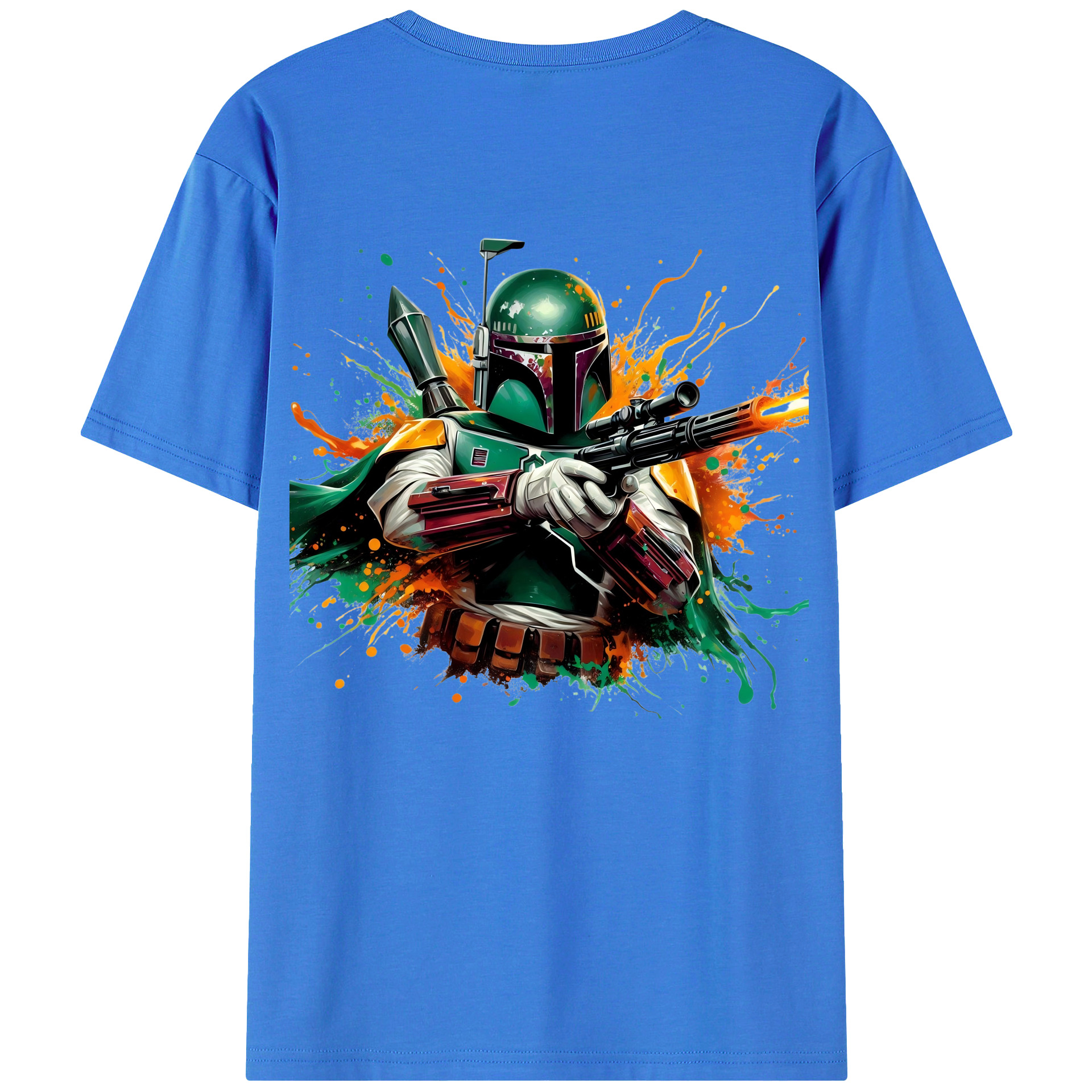 （画像用） スター・ウォーズ Star Wars 綿100％ メンズ半袖Tシャツ（バックプリント） 通気性