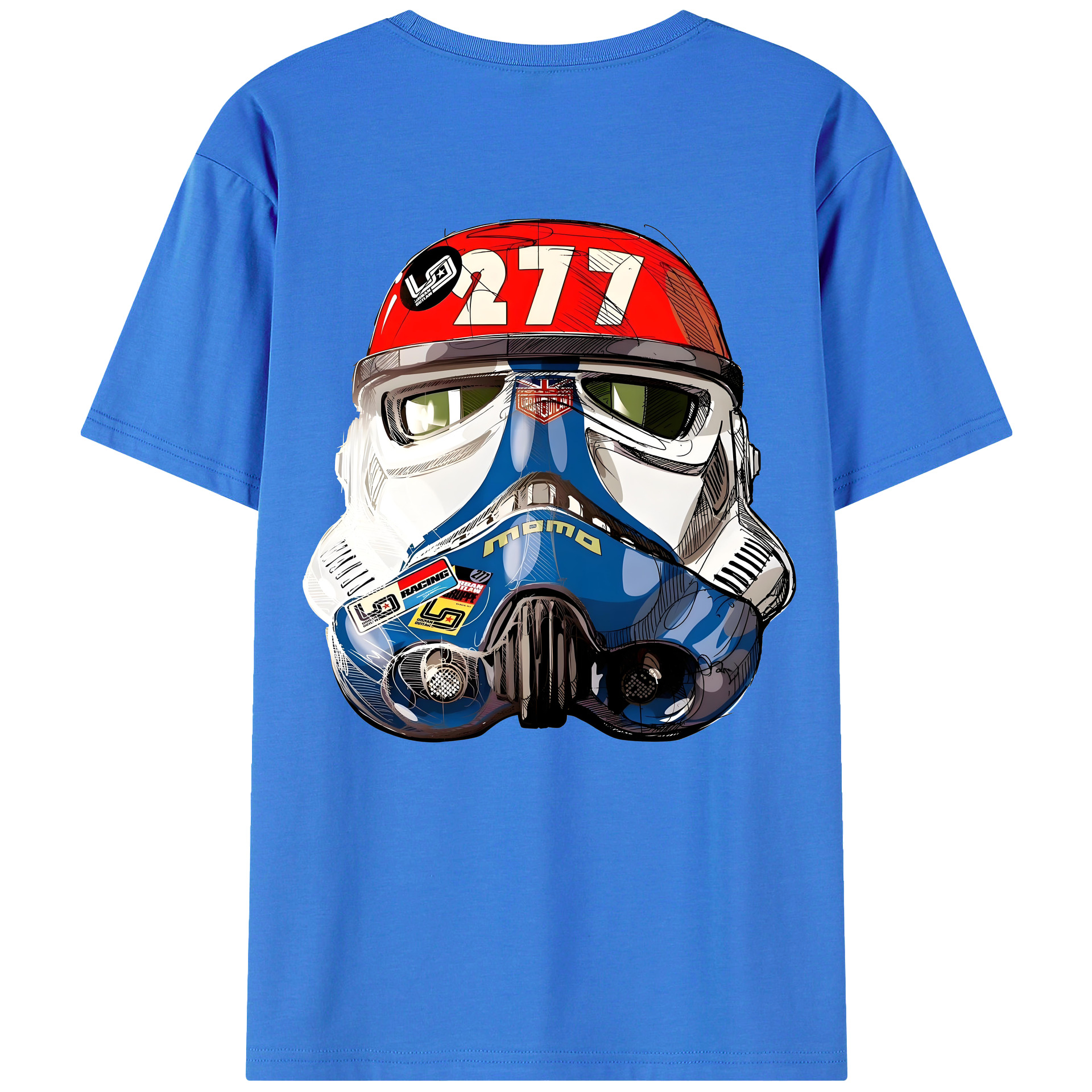 （画像用） スター・ウォーズ Star Wars 綿100％ メンズ半袖Tシャツ（バックプリント） 通気性