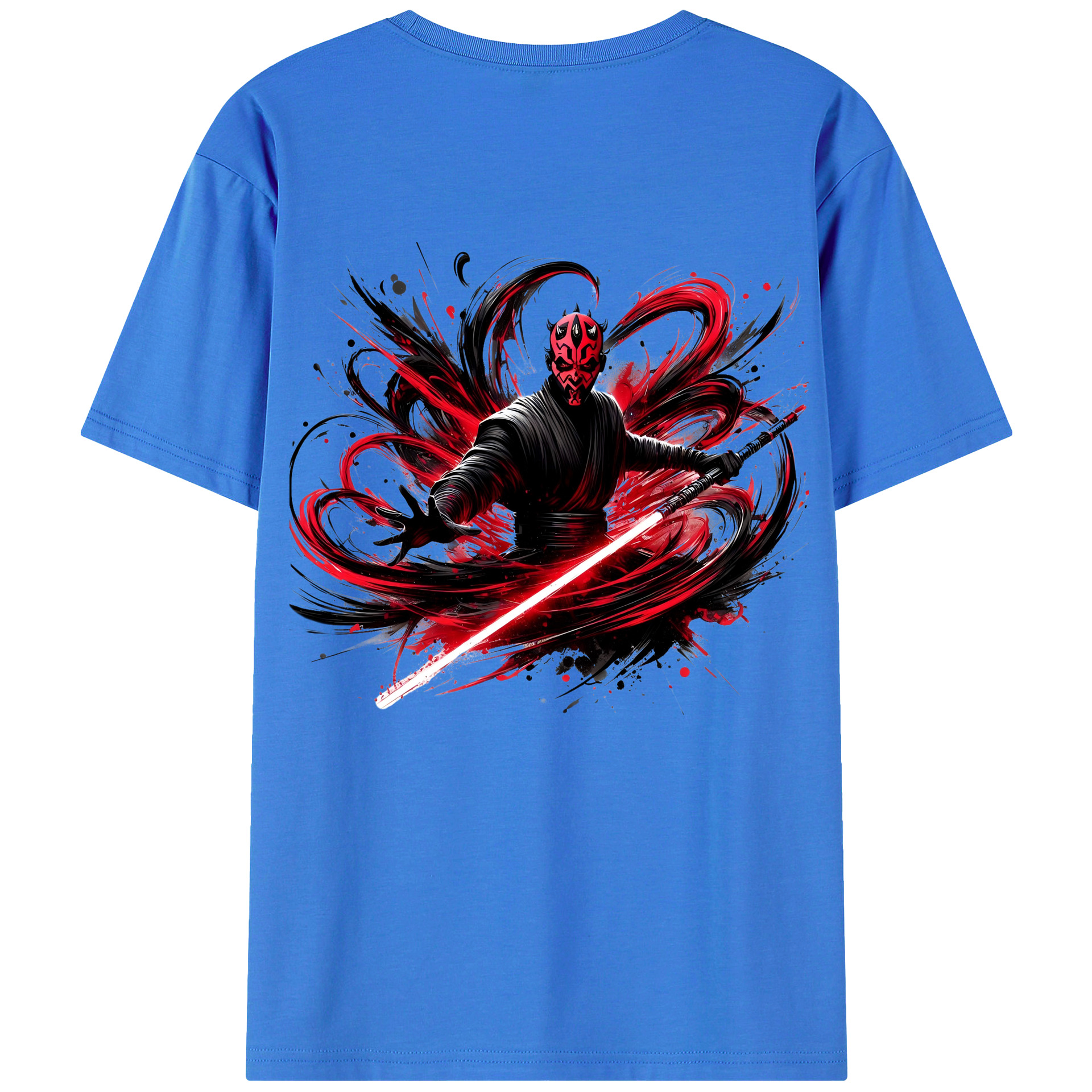 （画像用） スター・ウォーズ Star Wars 綿100％ メンズ半袖Tシャツ（バックプリント） 通気性