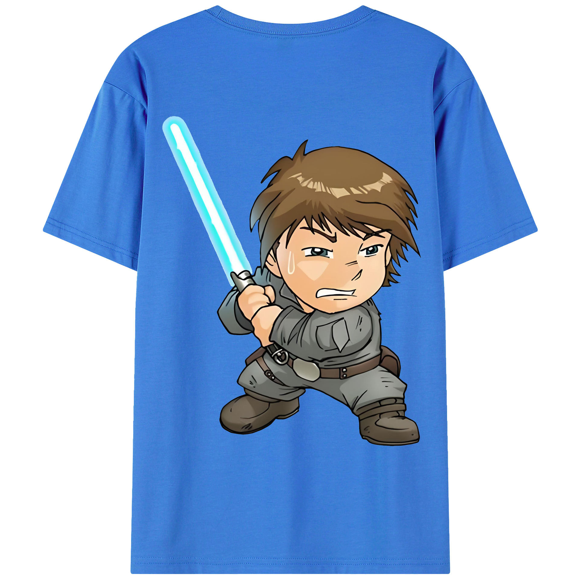 （画像用） スター・ウォーズ Star Wars 綿100％ メンズ半袖Tシャツ（バックプリント） 通気性