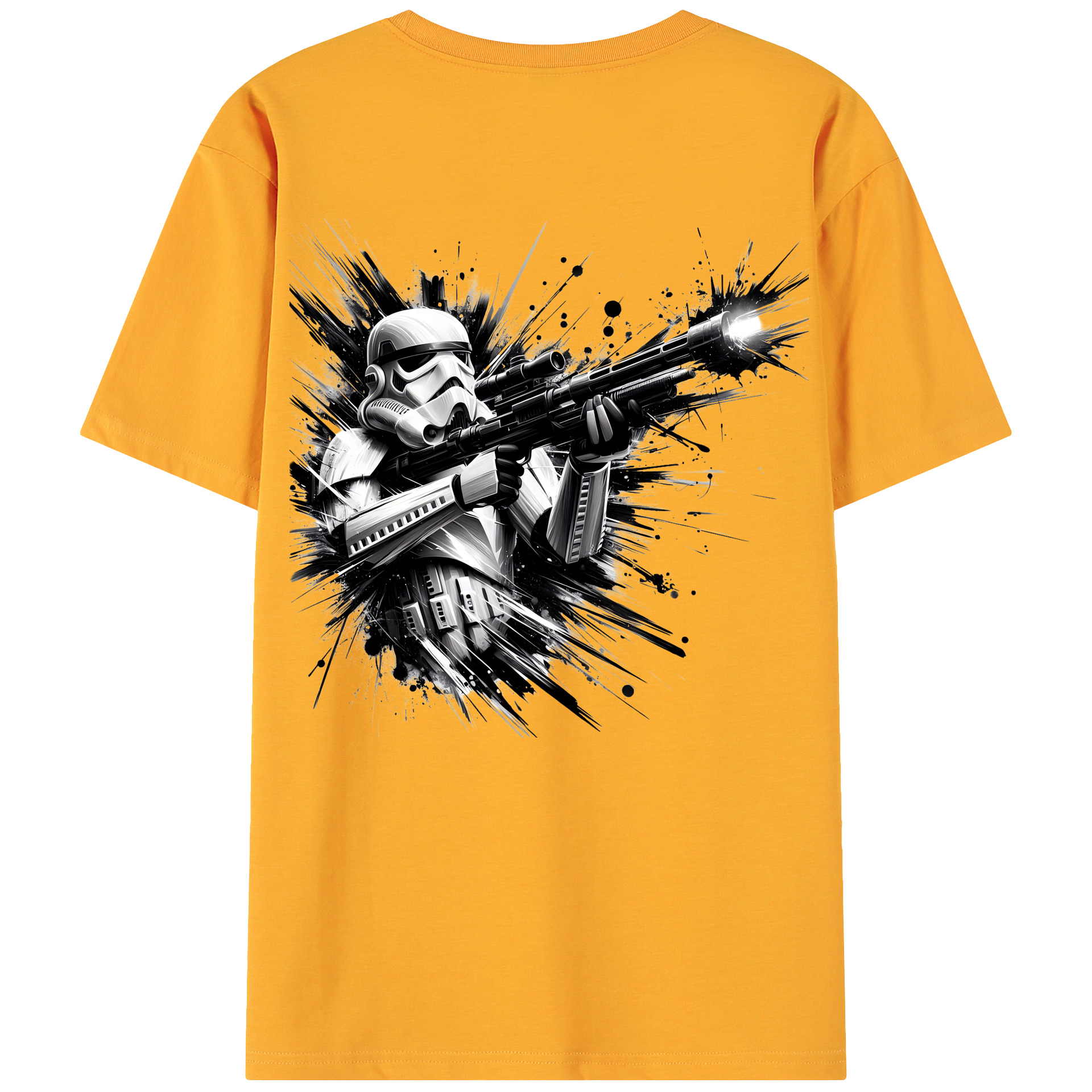 （画像用） スター・ウォーズ Star Wars 綿100％ メンズ半袖Tシャツ（バックプリント） 通気性