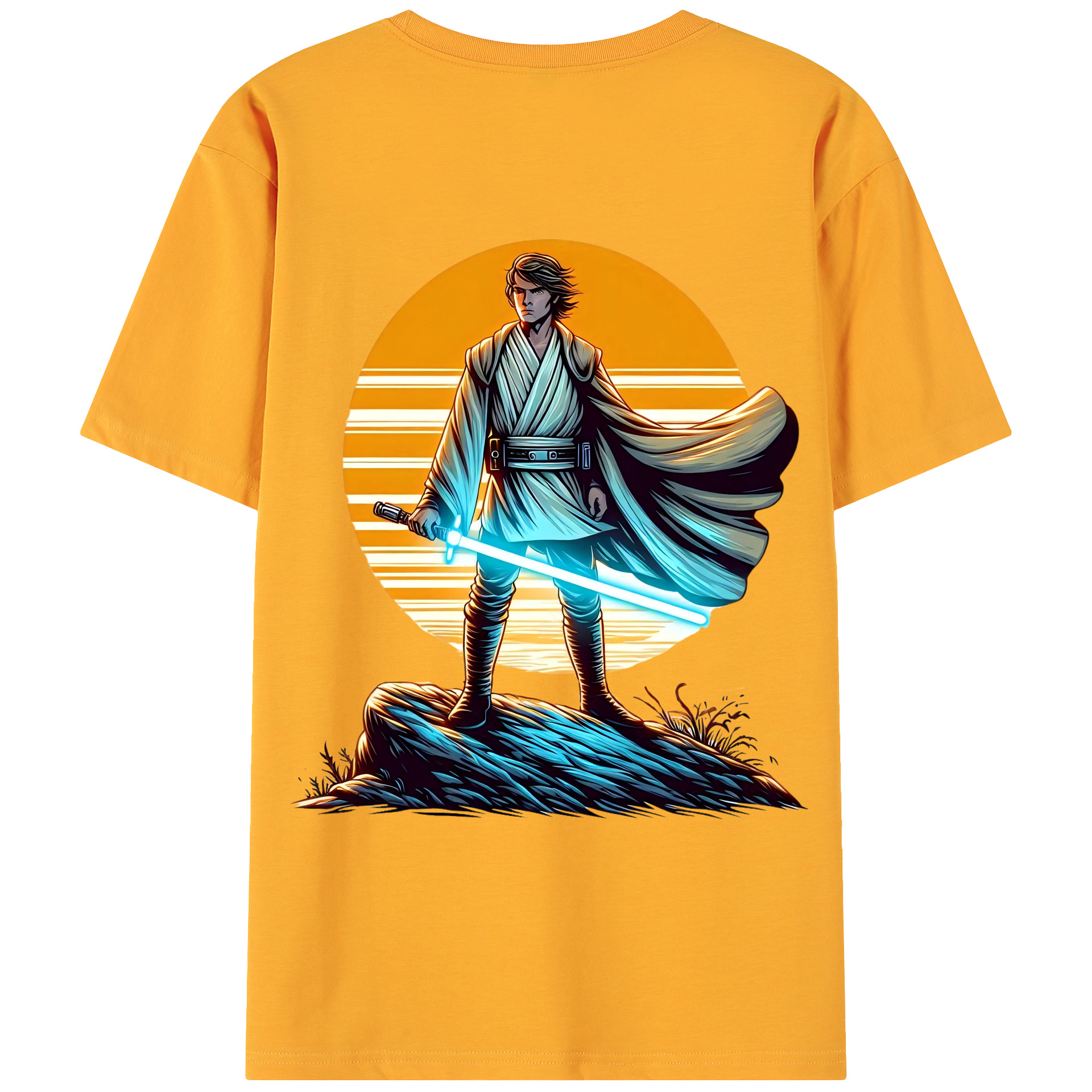 （画像用） スター・ウォーズ Star Wars 綿100％ メンズ半袖Tシャツ（バックプリント） 通気性