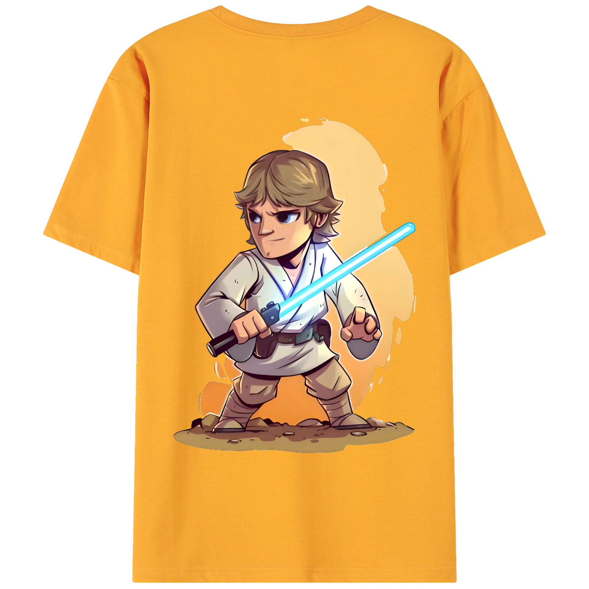 （画像用） スター・ウォーズ Star Wars 綿100％ メンズ半袖Tシャツ（バックプリント） 通気性