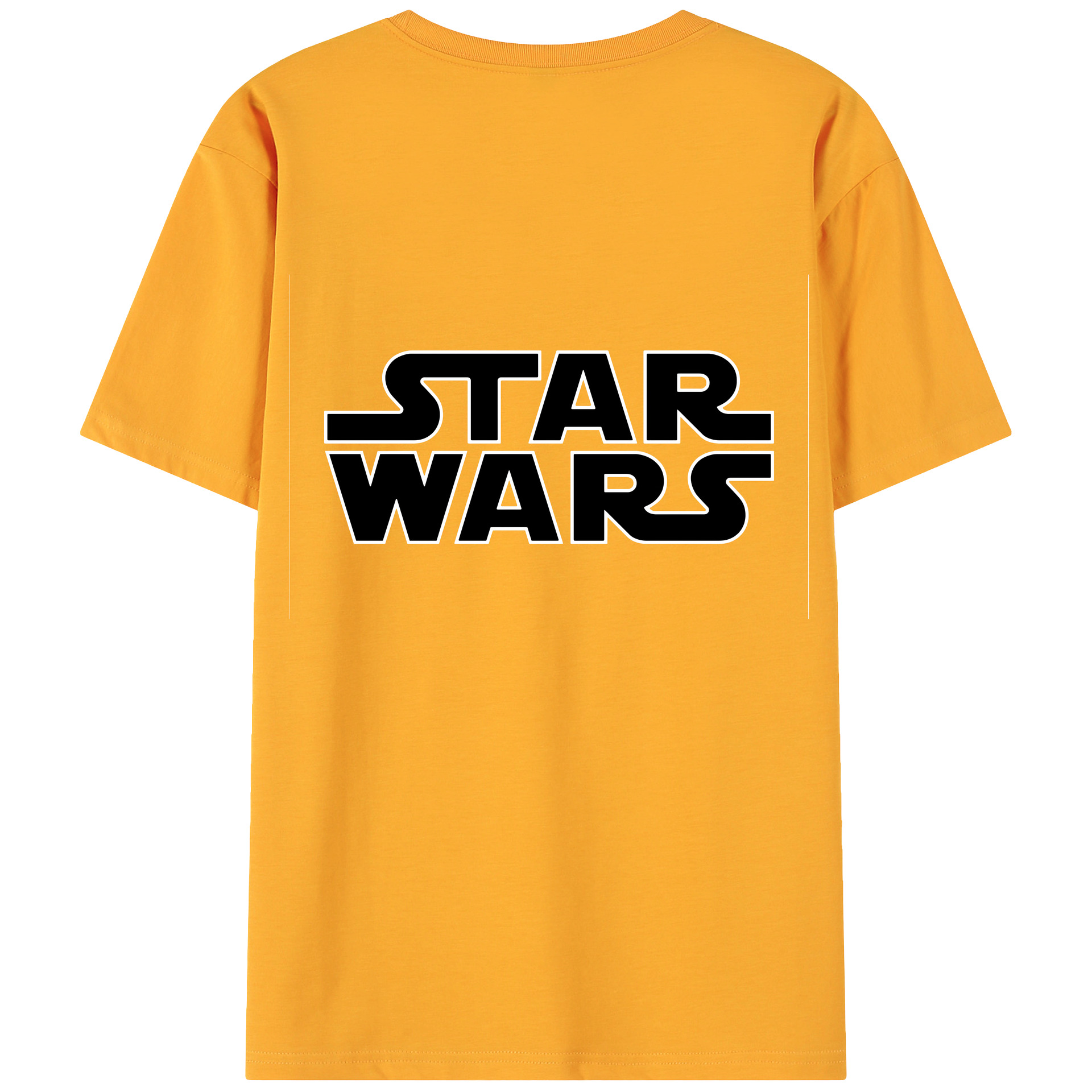 （画像用） スター・ウォーズ Star Wars 綿100％ メンズ半袖Tシャツ（バックプリント） 通気性