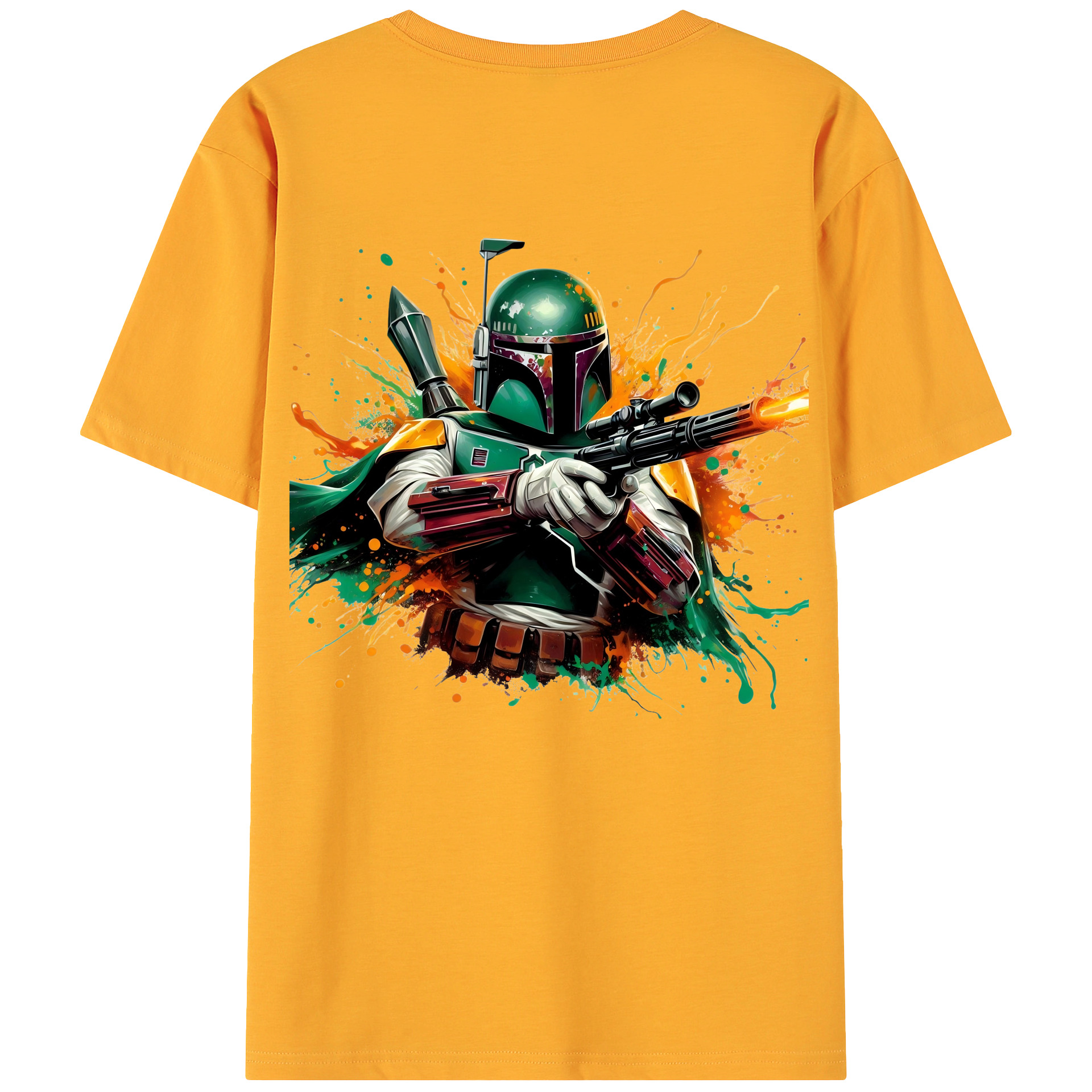 （画像用） スター・ウォーズ Star Wars 綿100％ メンズ半袖Tシャツ（バックプリント） 通気性