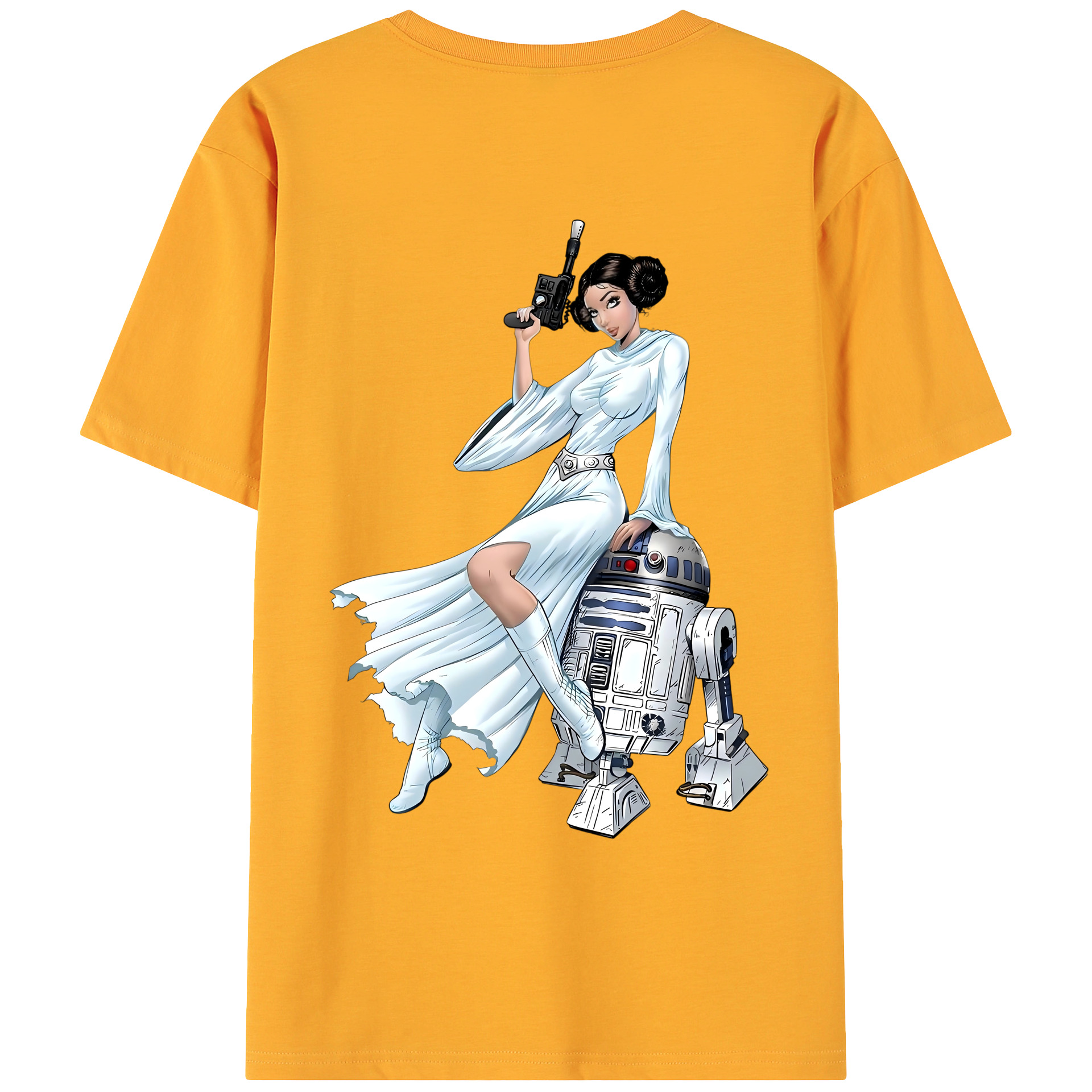 （画像用） スター・ウォーズ Star Wars 綿100％ メンズ半袖Tシャツ（バックプリント） 通気性