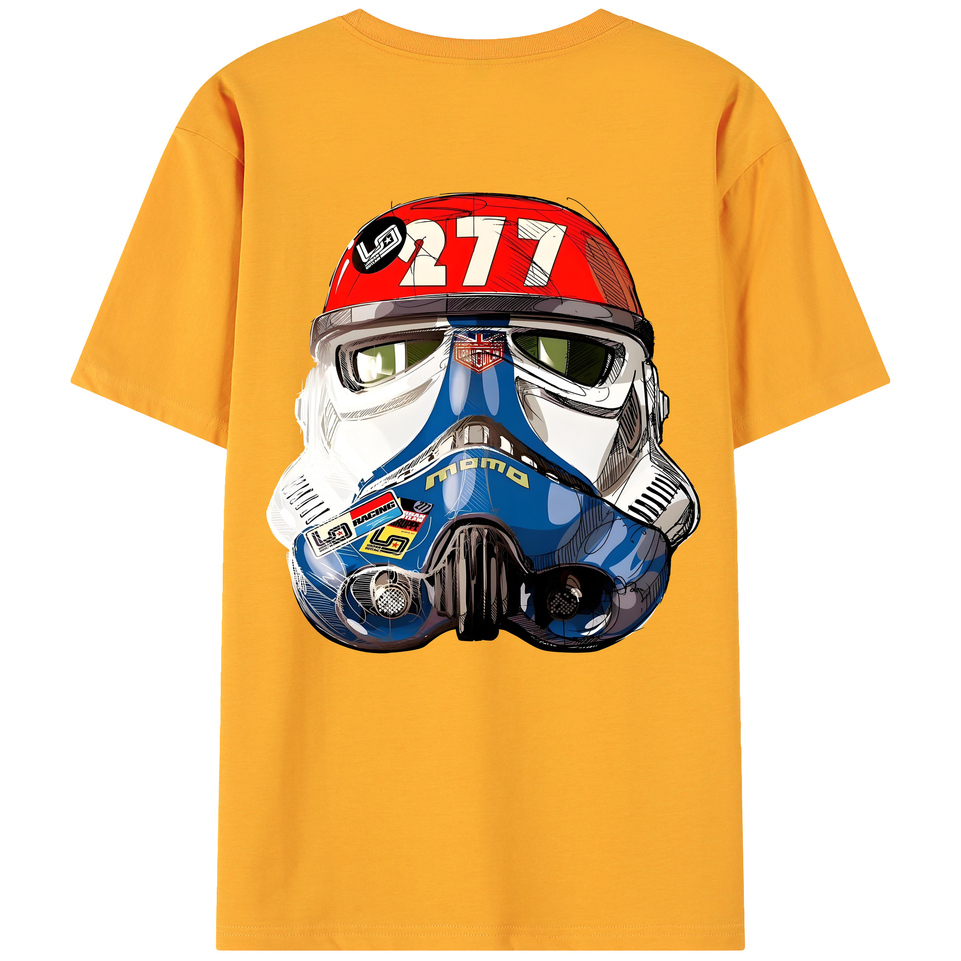 （画像用） スター・ウォーズ Star Wars 綿100％ メンズ半袖Tシャツ（バックプリント） 通気性