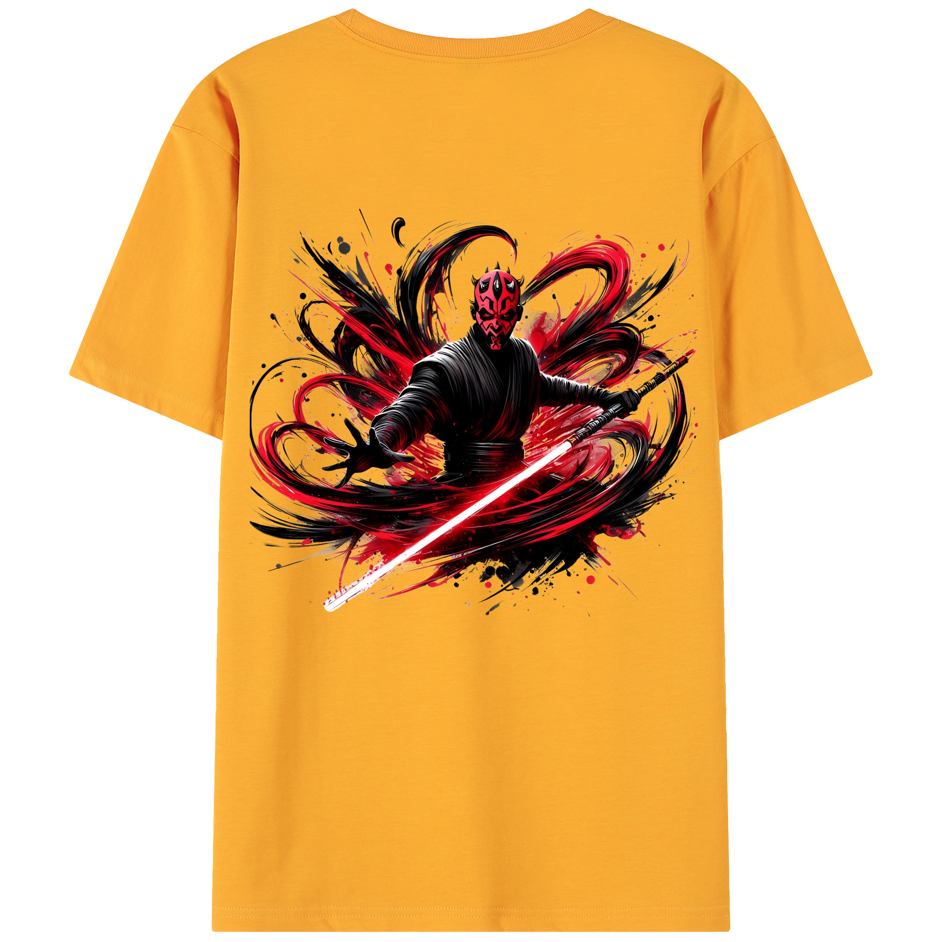（画像用） スター・ウォーズ Star Wars 綿100％ メンズ半袖Tシャツ（バックプリント） 通気性