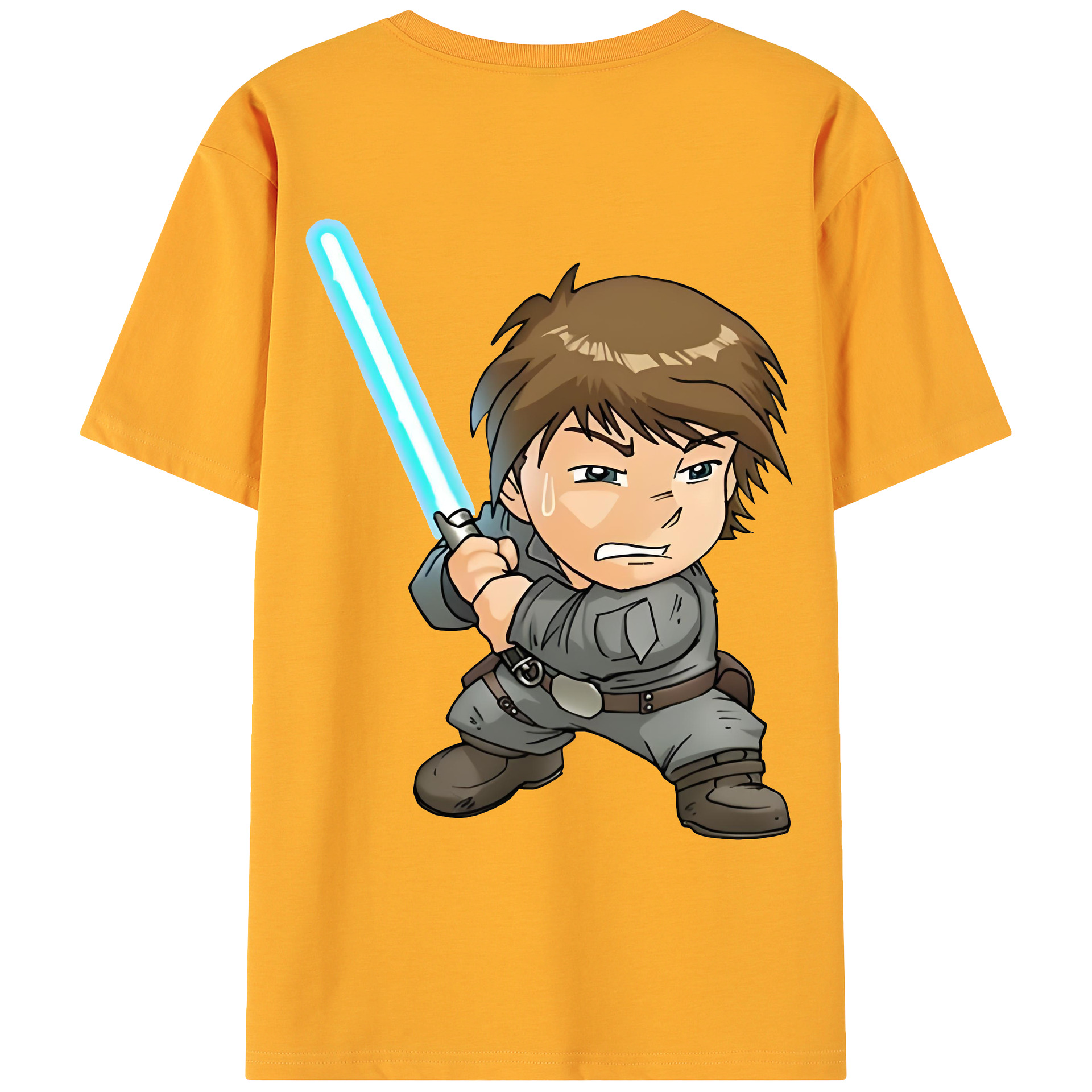 （画像用） スター・ウォーズ Star Wars 綿100％ メンズ半袖Tシャツ（バックプリント） 通気性