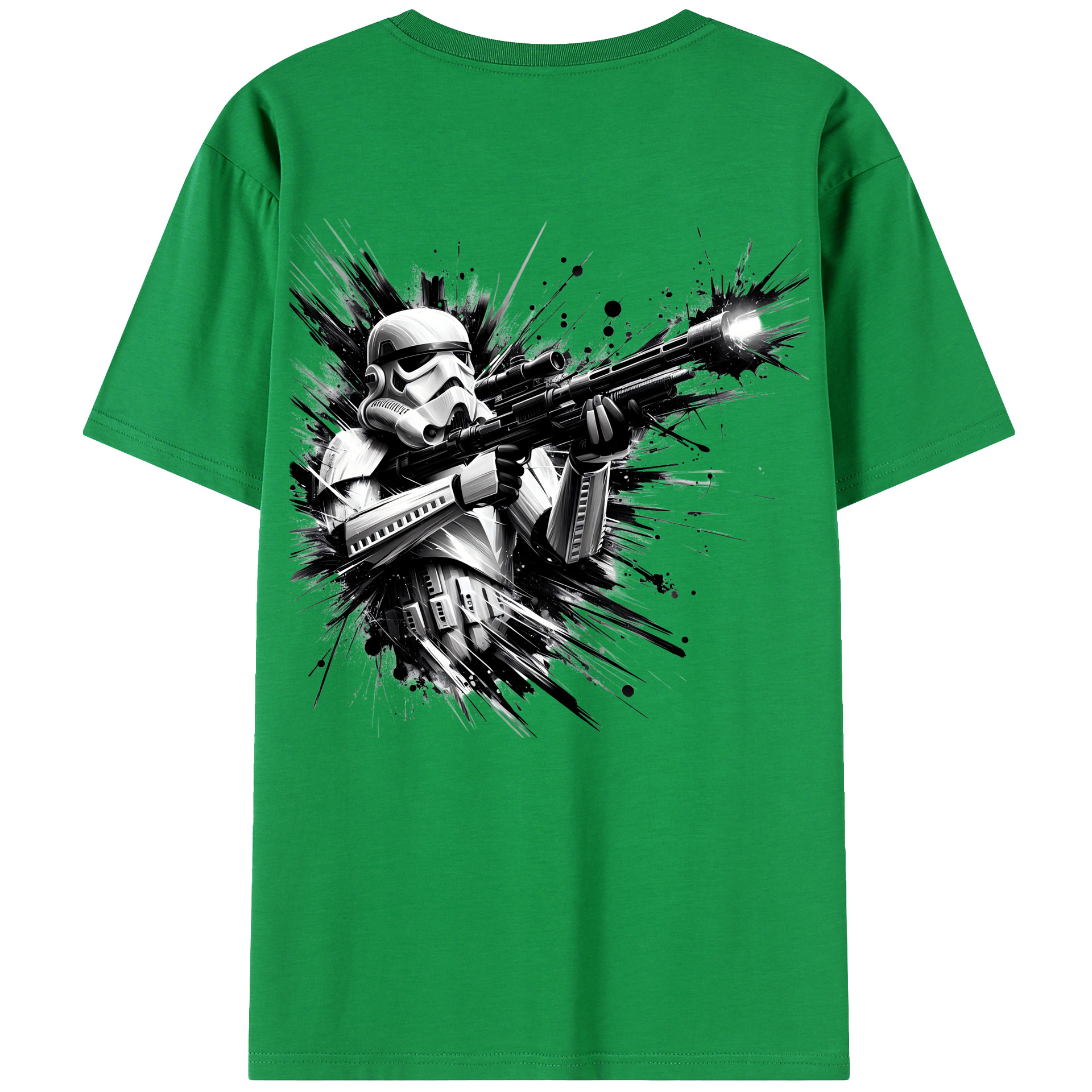 （画像用） スター・ウォーズ Star Wars 綿100％ メンズ半袖Tシャツ（バックプリント） 通気性