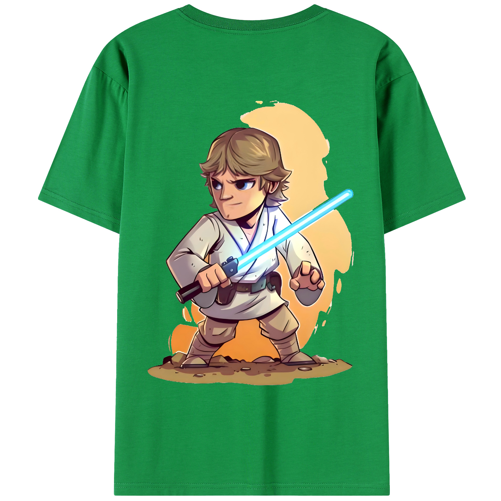 （画像用） スター・ウォーズ Star Wars 綿100％ メンズ半袖Tシャツ（バックプリント） 通気性