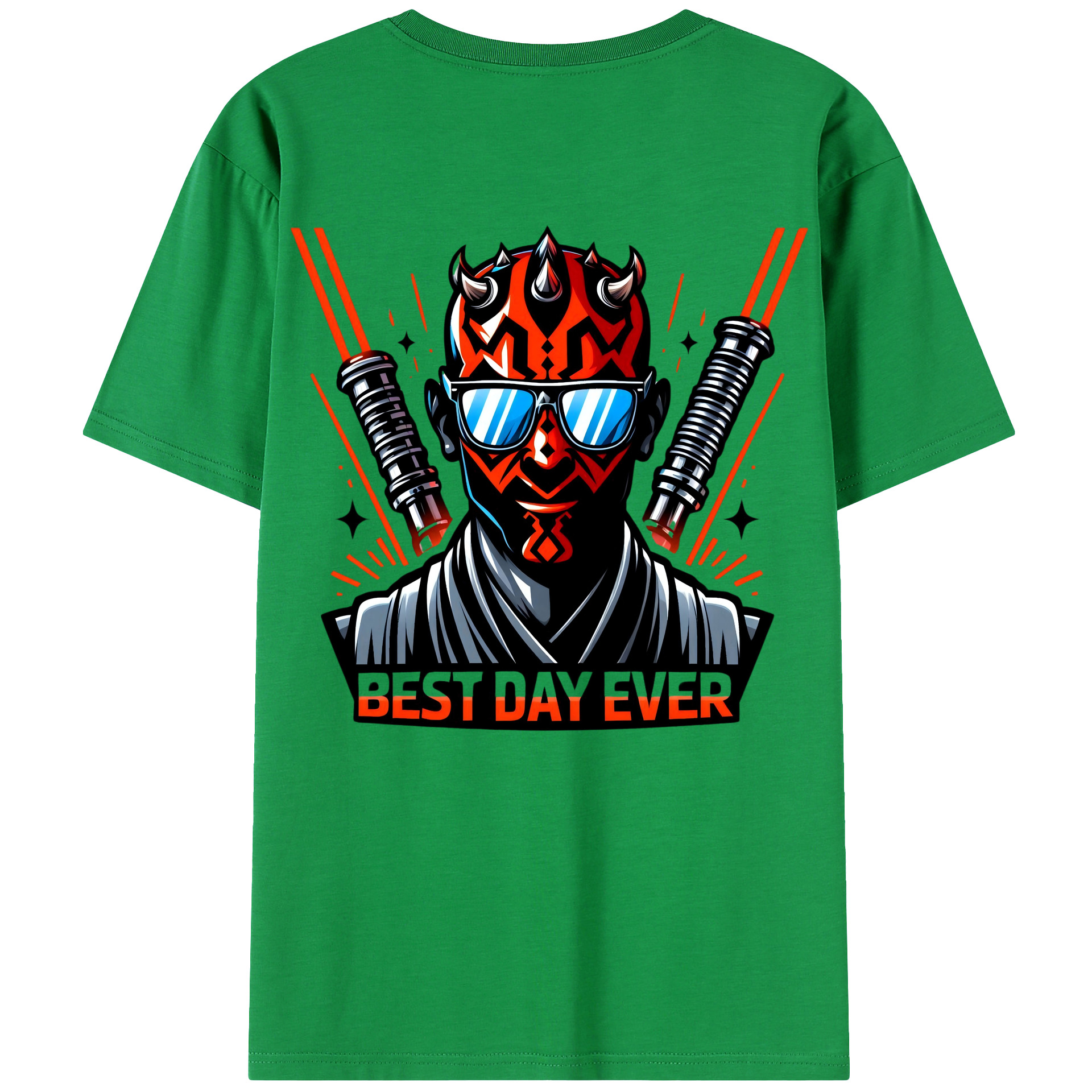（画像用） スター・ウォーズ Star Wars 綿100％ メンズ半袖Tシャツ（バックプリント） 通気性