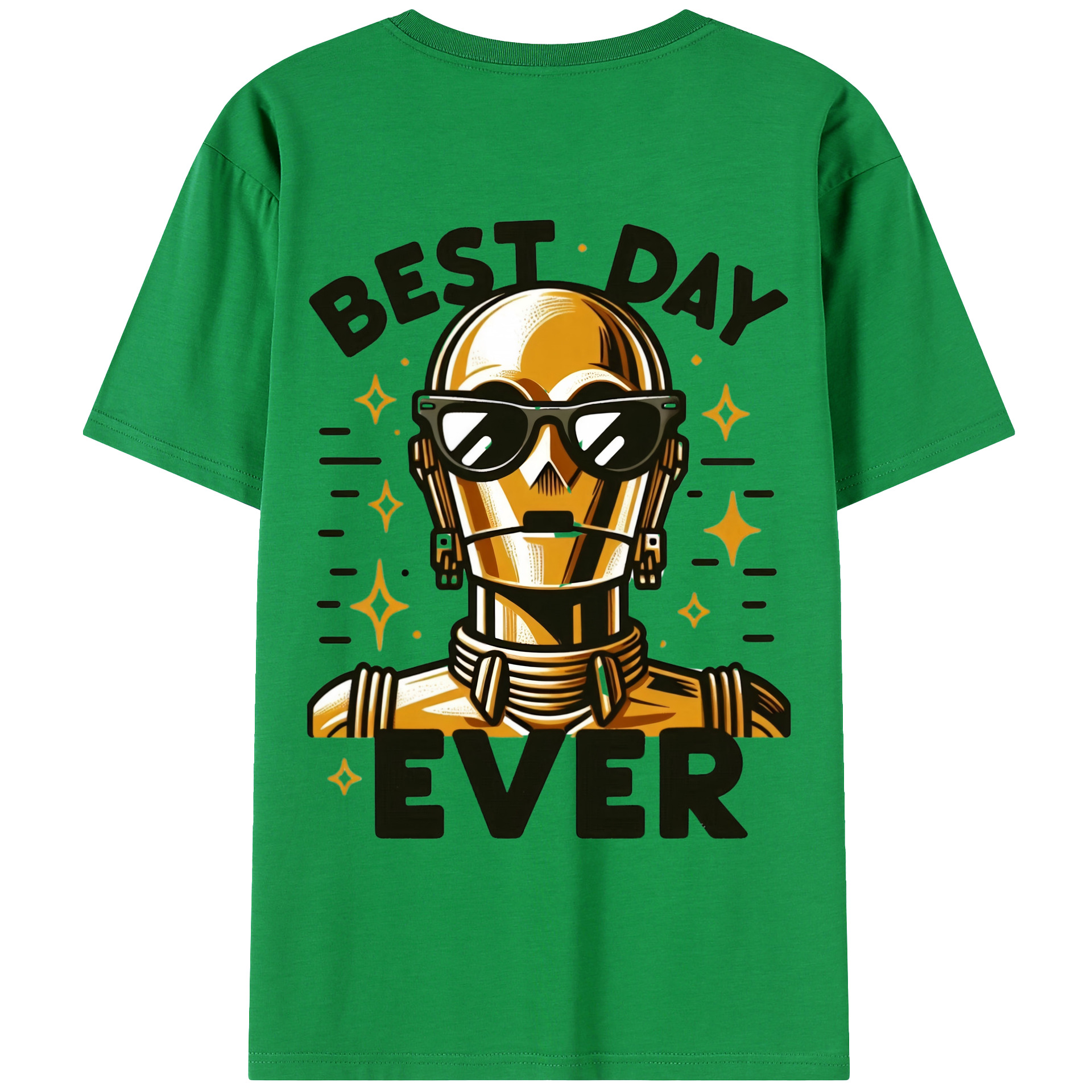 （画像用） スター・ウォーズ Star Wars 綿100％ メンズ半袖Tシャツ（バックプリント） 通気性
