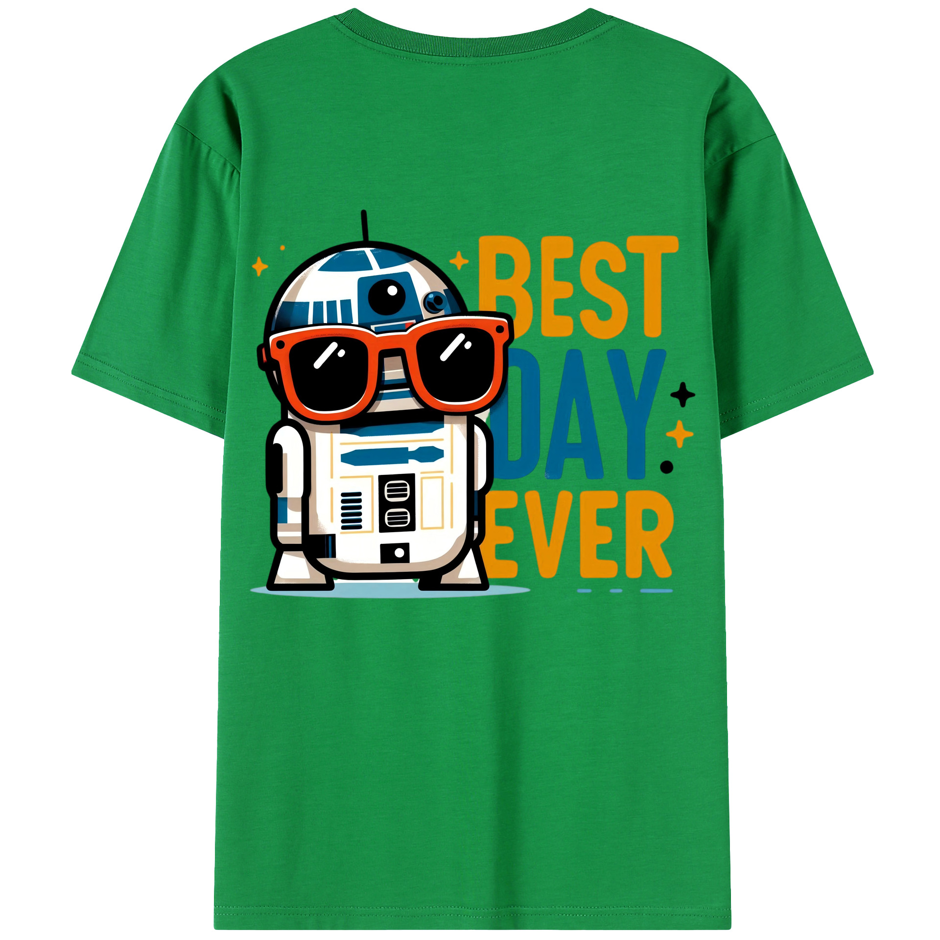 （画像用） スター・ウォーズ Star Wars 綿100％ メンズ半袖Tシャツ（バックプリント） 通気性