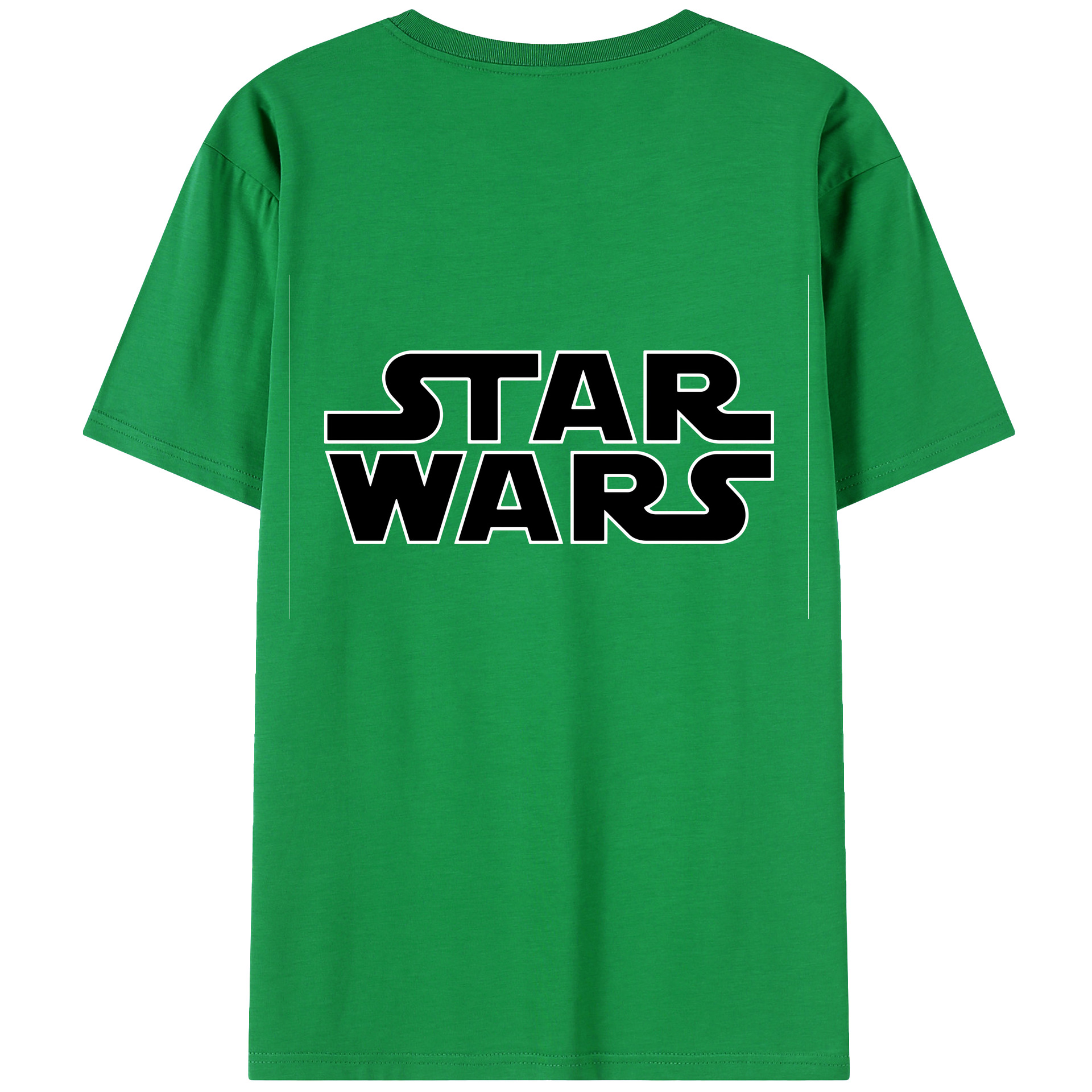 （画像用） スター・ウォーズ Star Wars 綿100％ メンズ半袖Tシャツ（バックプリント） 通気性