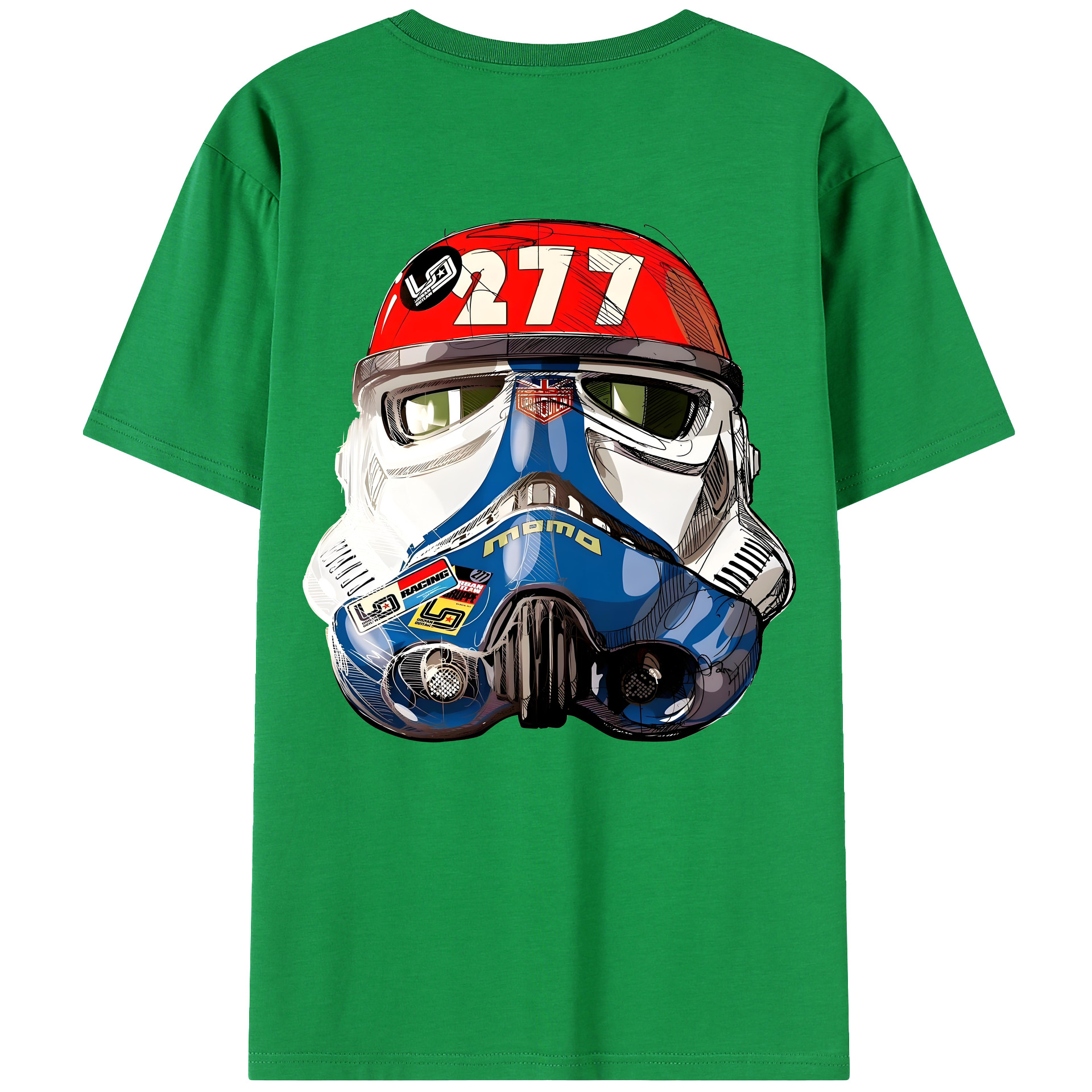 （画像用） スター・ウォーズ Star Wars 綿100％ メンズ半袖Tシャツ（バックプリント） 通気性