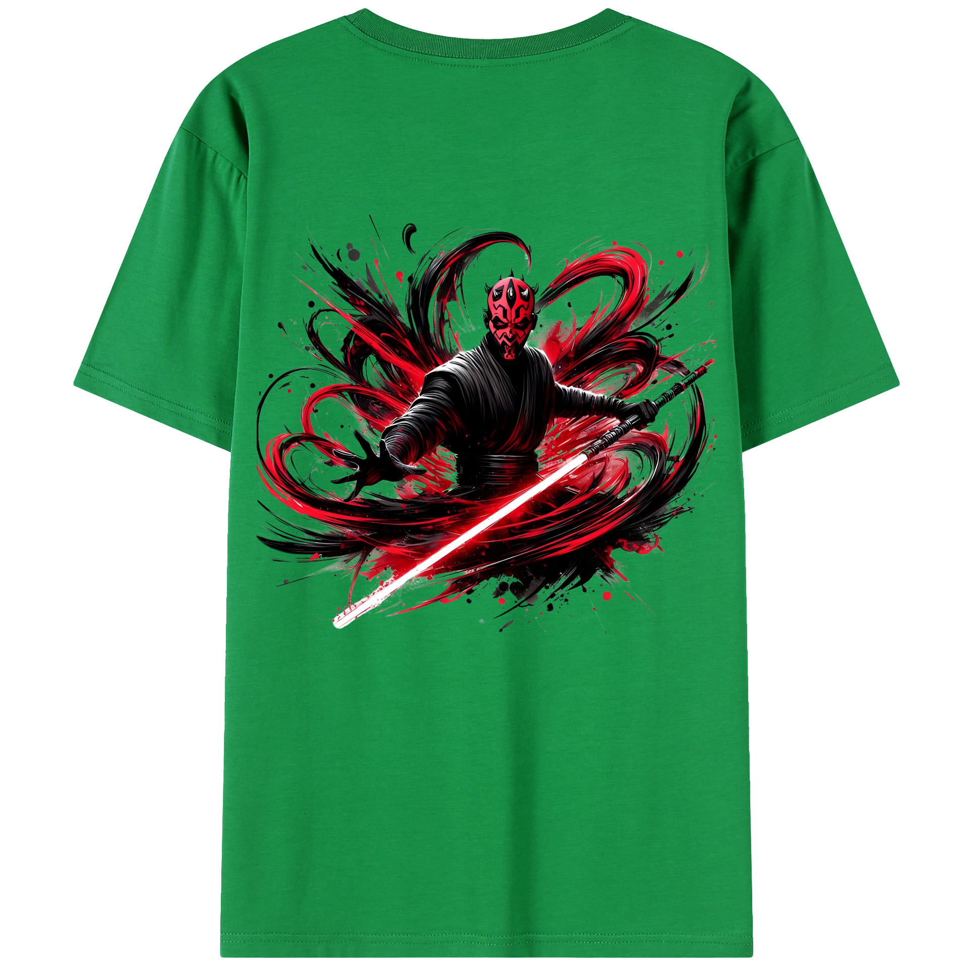 （画像用） スター・ウォーズ Star Wars 綿100％ メンズ半袖Tシャツ（バックプリント） 通気性