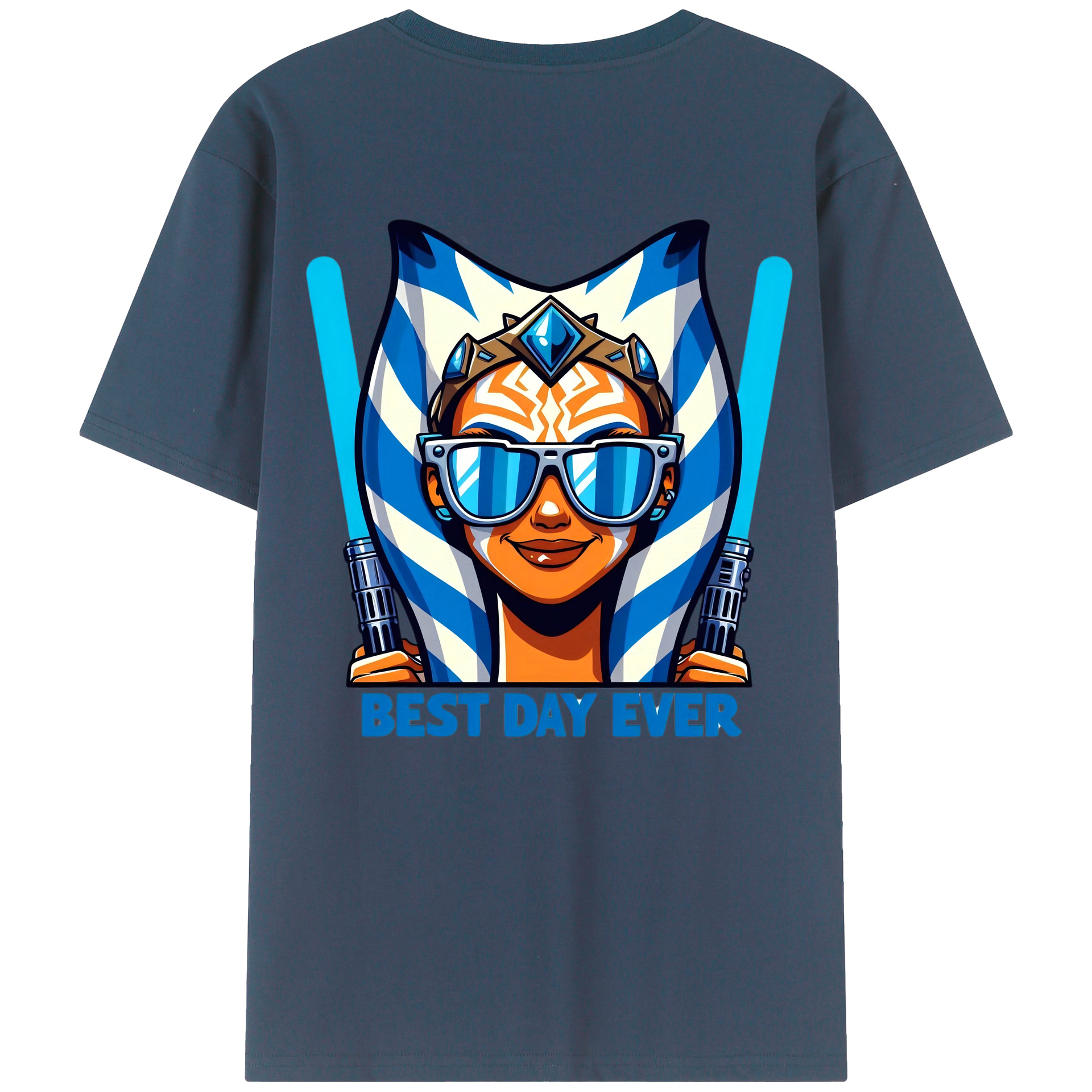 （画像用） スター・ウォーズ Star Wars 綿100％ メンズ半袖Tシャツ（バックプリント） 通気性