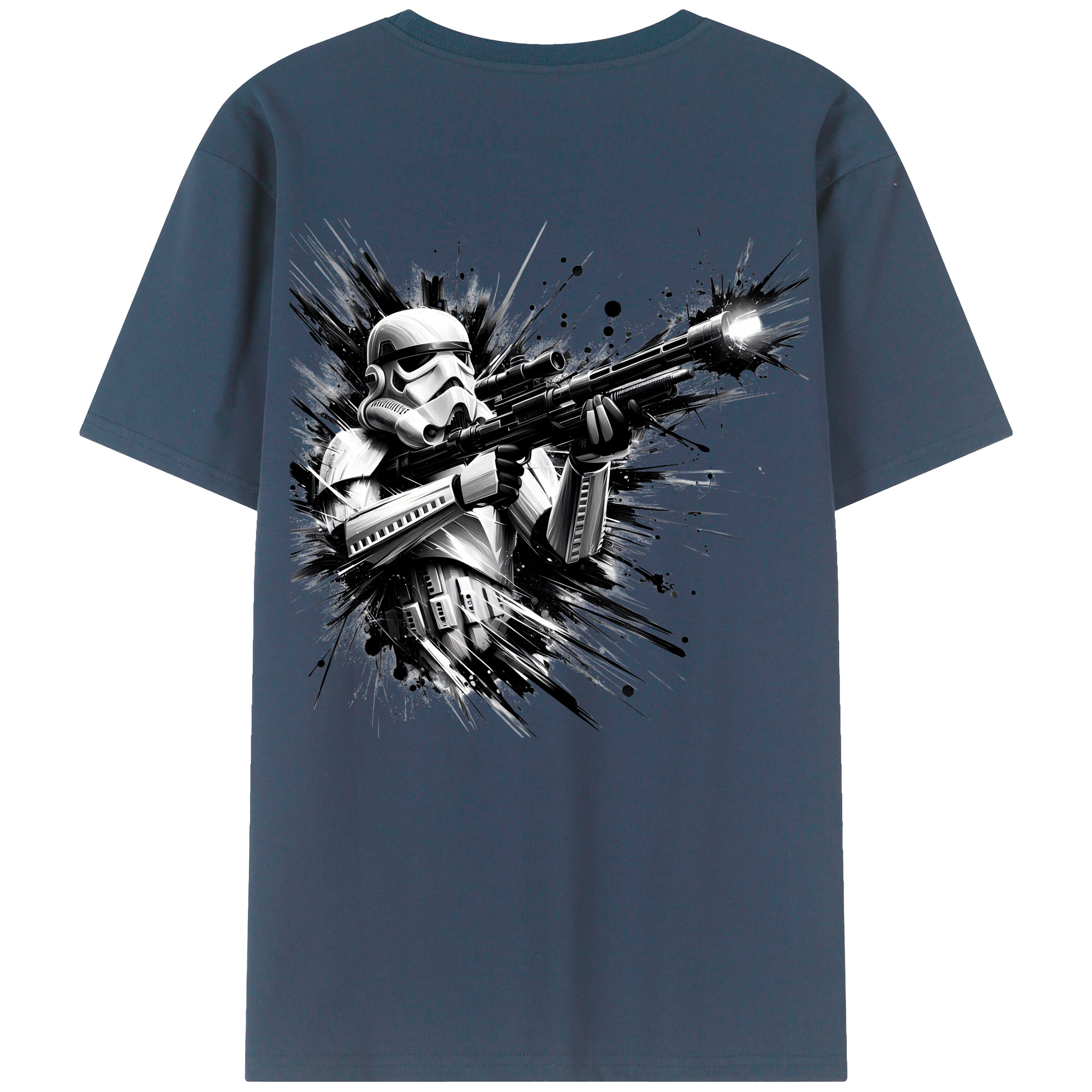 （画像用） スター・ウォーズ Star Wars 綿100％ メンズ半袖Tシャツ（バックプリント） 通気性