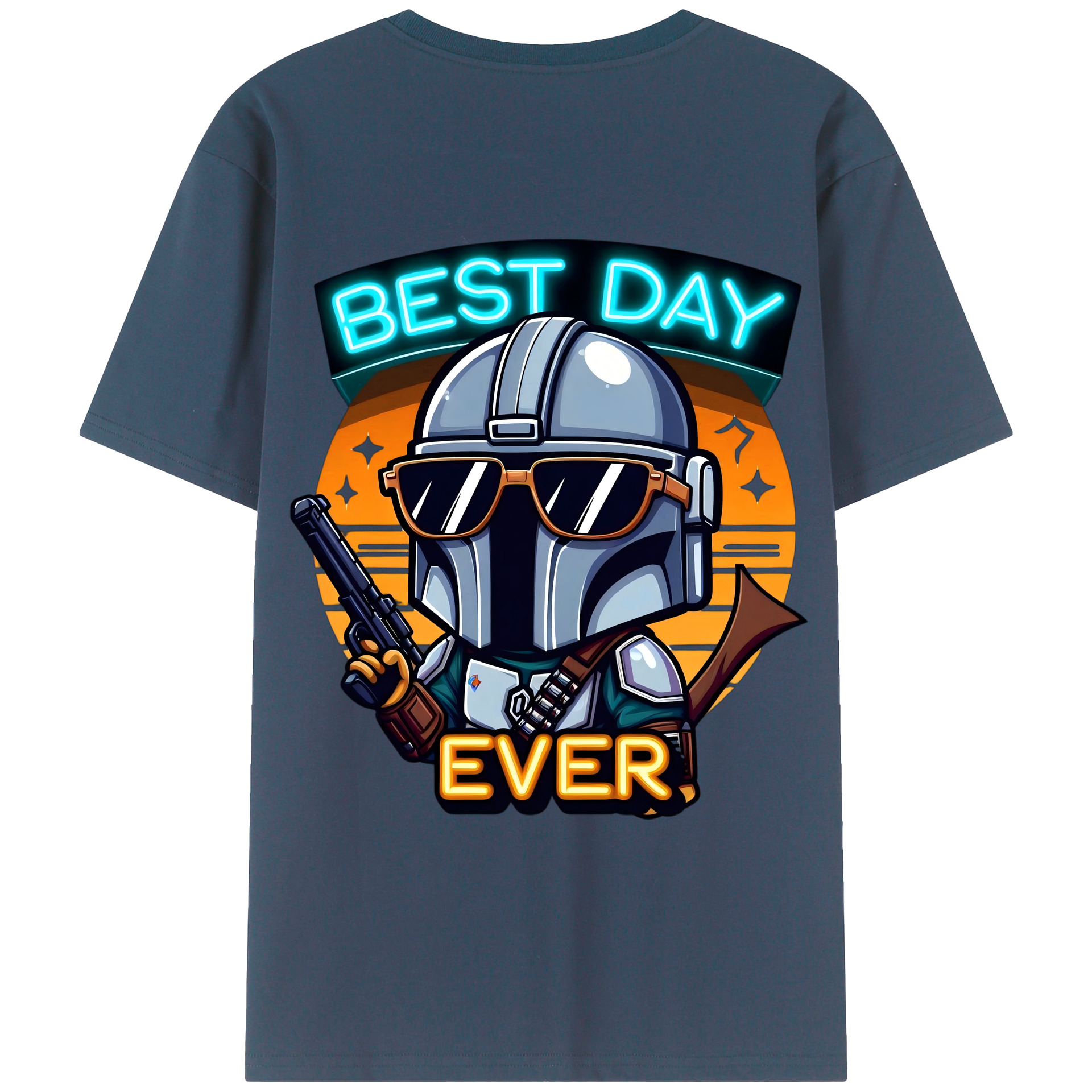（画像用） スター・ウォーズ Star Wars 綿100％ メンズ半袖Tシャツ（バックプリント） 通気性