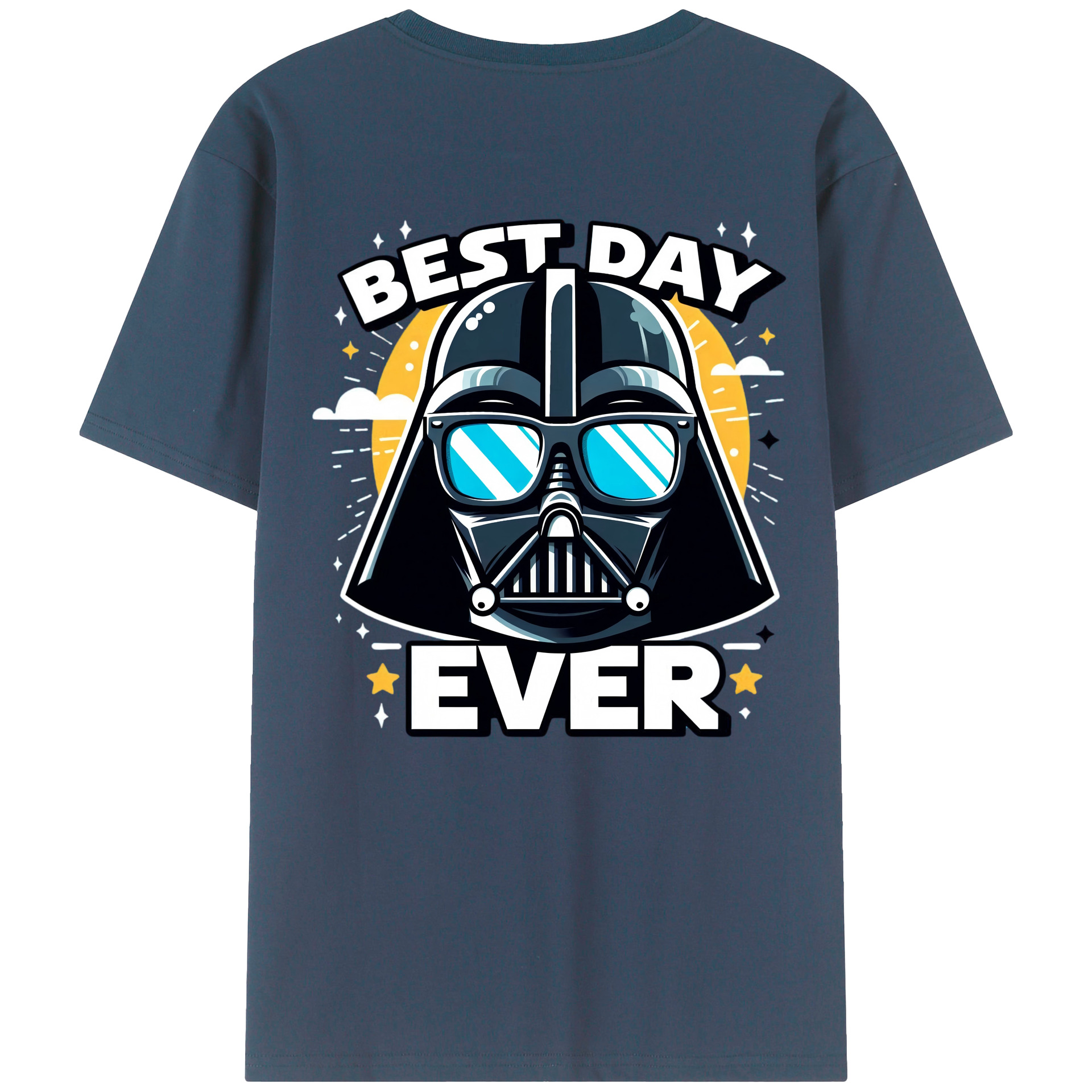 （画像用） スター・ウォーズ Star Wars 綿100％ メンズ半袖Tシャツ（バックプリント） 通気性