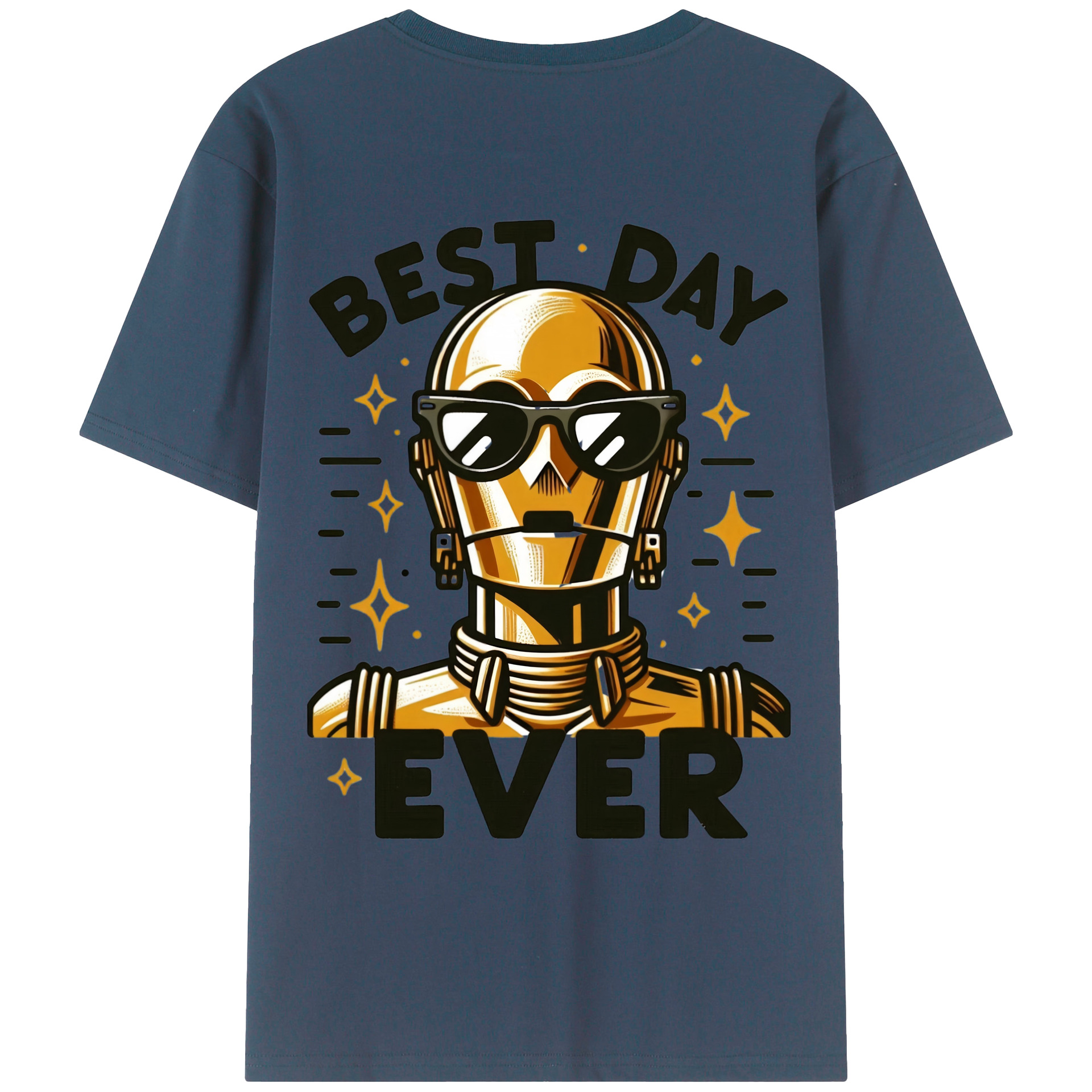 （画像用） スター・ウォーズ Star Wars 綿100％ メンズ半袖Tシャツ（バックプリント） 通気性