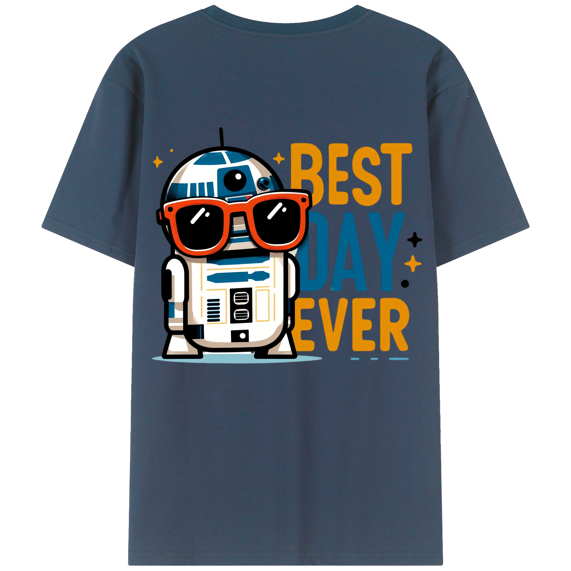 （画像用） スター・ウォーズ Star Wars 綿100％ メンズ半袖Tシャツ（バックプリント） 通気性