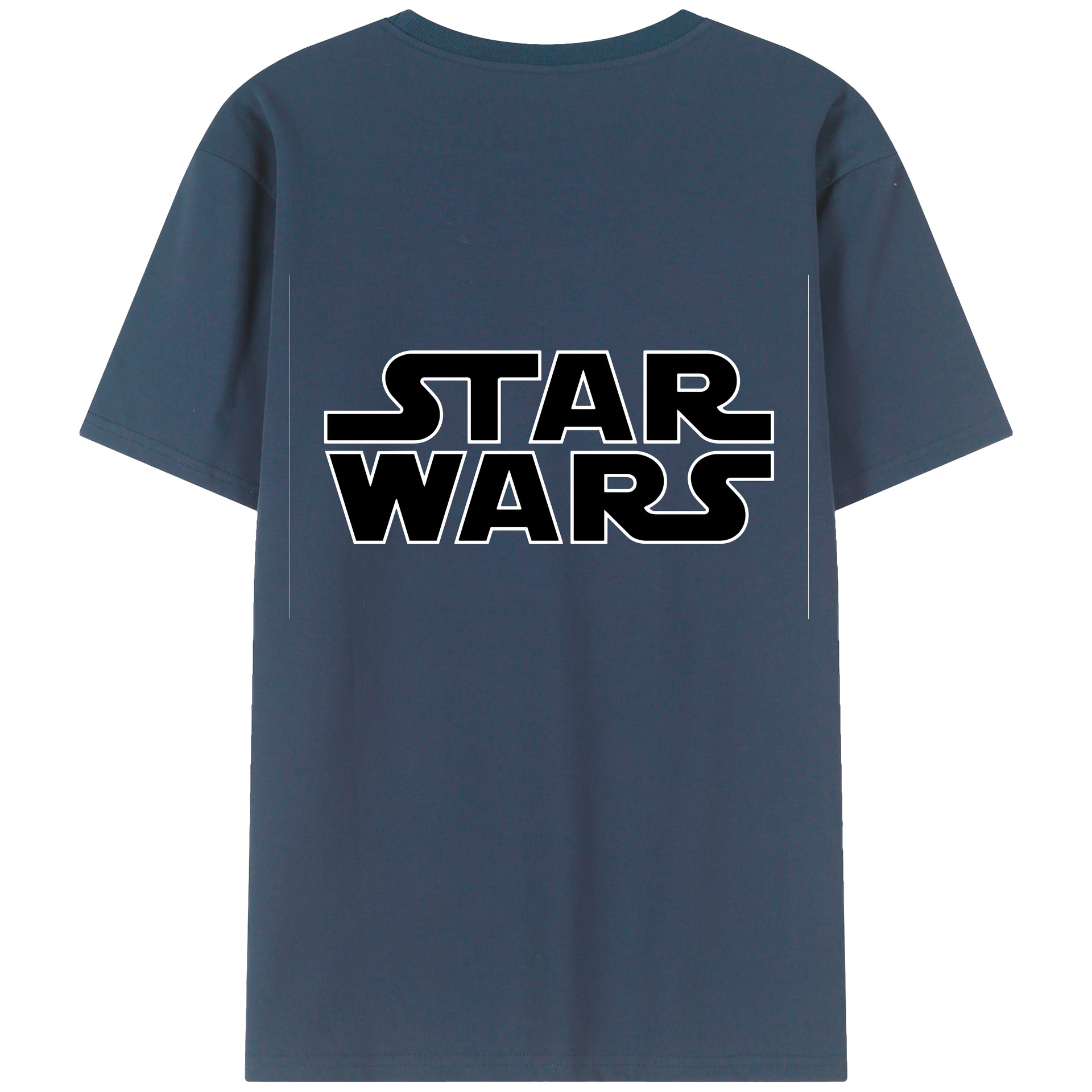 （画像用） スター・ウォーズ Star Wars 綿100％ メンズ半袖Tシャツ（バックプリント） 通気性