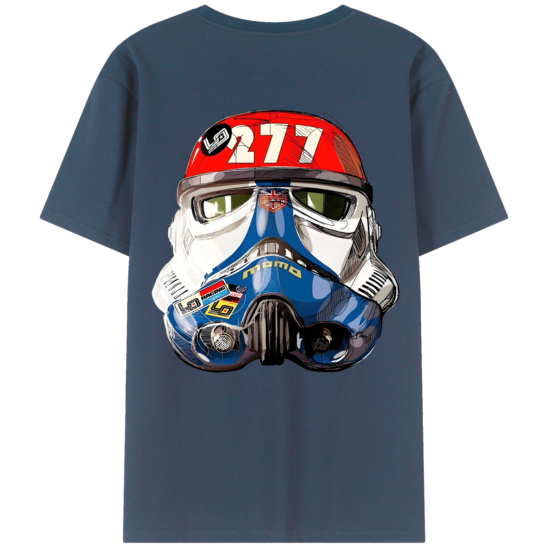 （画像用） スター・ウォーズ Star Wars 綿100％ メンズ半袖Tシャツ（バックプリント） 通気性