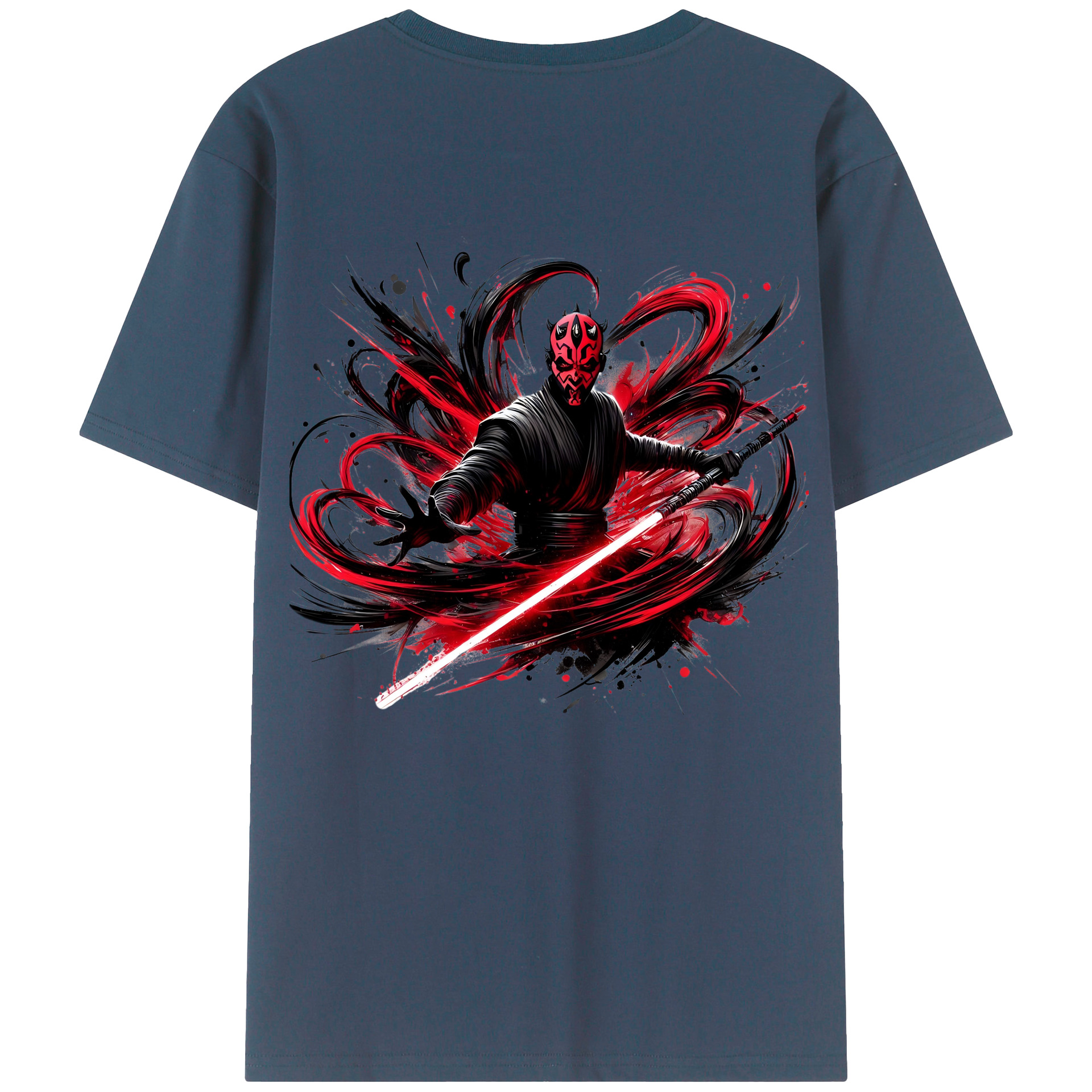 （画像用） スター・ウォーズ Star Wars 綿100％ メンズ半袖Tシャツ（バックプリント） 通気性