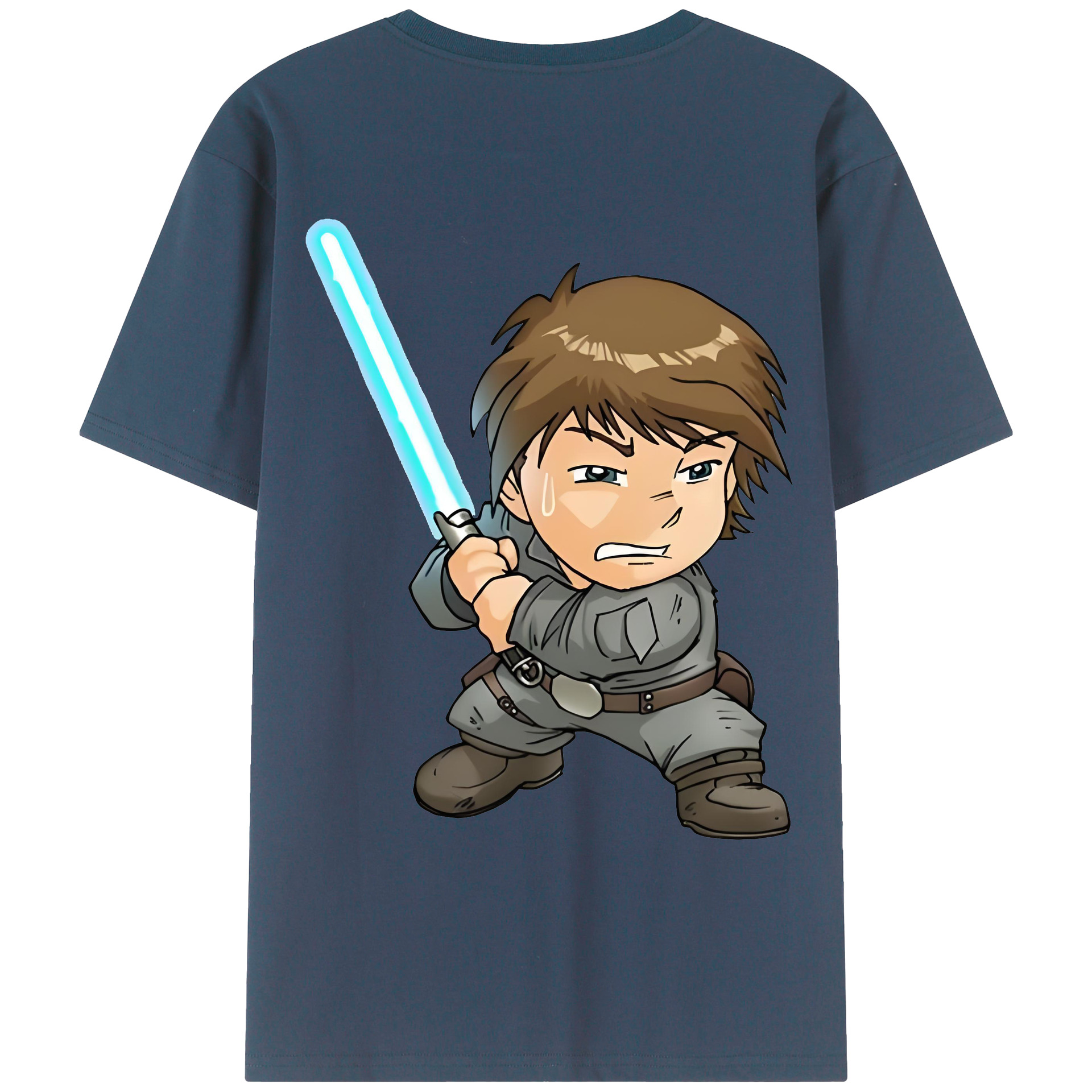 （画像用） スター・ウォーズ Star Wars 綿100％ メンズ半袖Tシャツ（バックプリント） 通気性