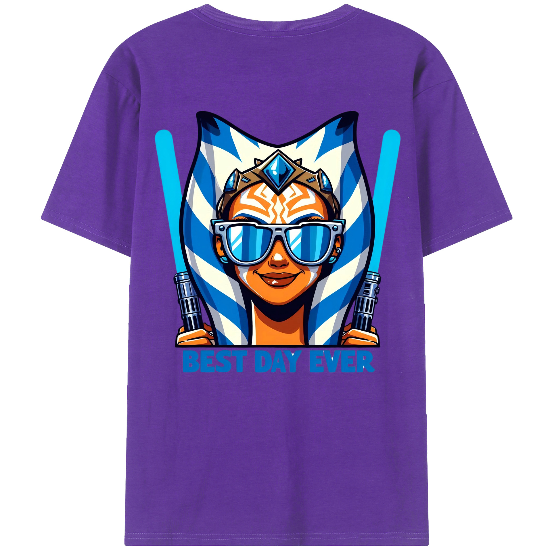 （画像用） スター・ウォーズ Star Wars 綿100％ メンズ半袖Tシャツ（バックプリント） 通気性