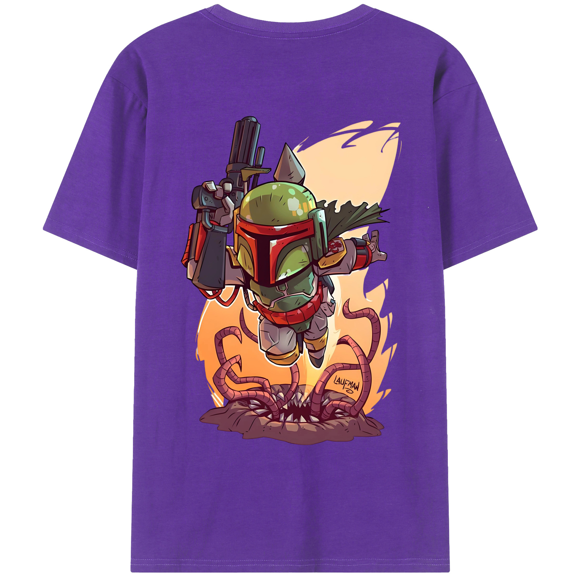（画像用） スター・ウォーズ Star Wars 綿100％ メンズ半袖Tシャツ（バックプリント） 通気性
